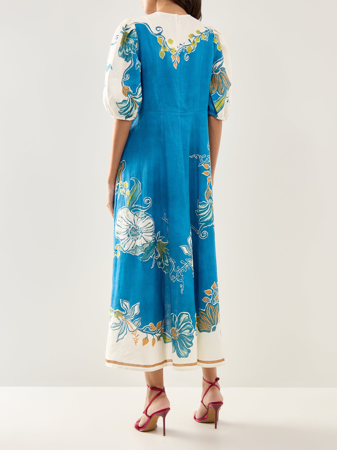 Luda Midi Dress Blue