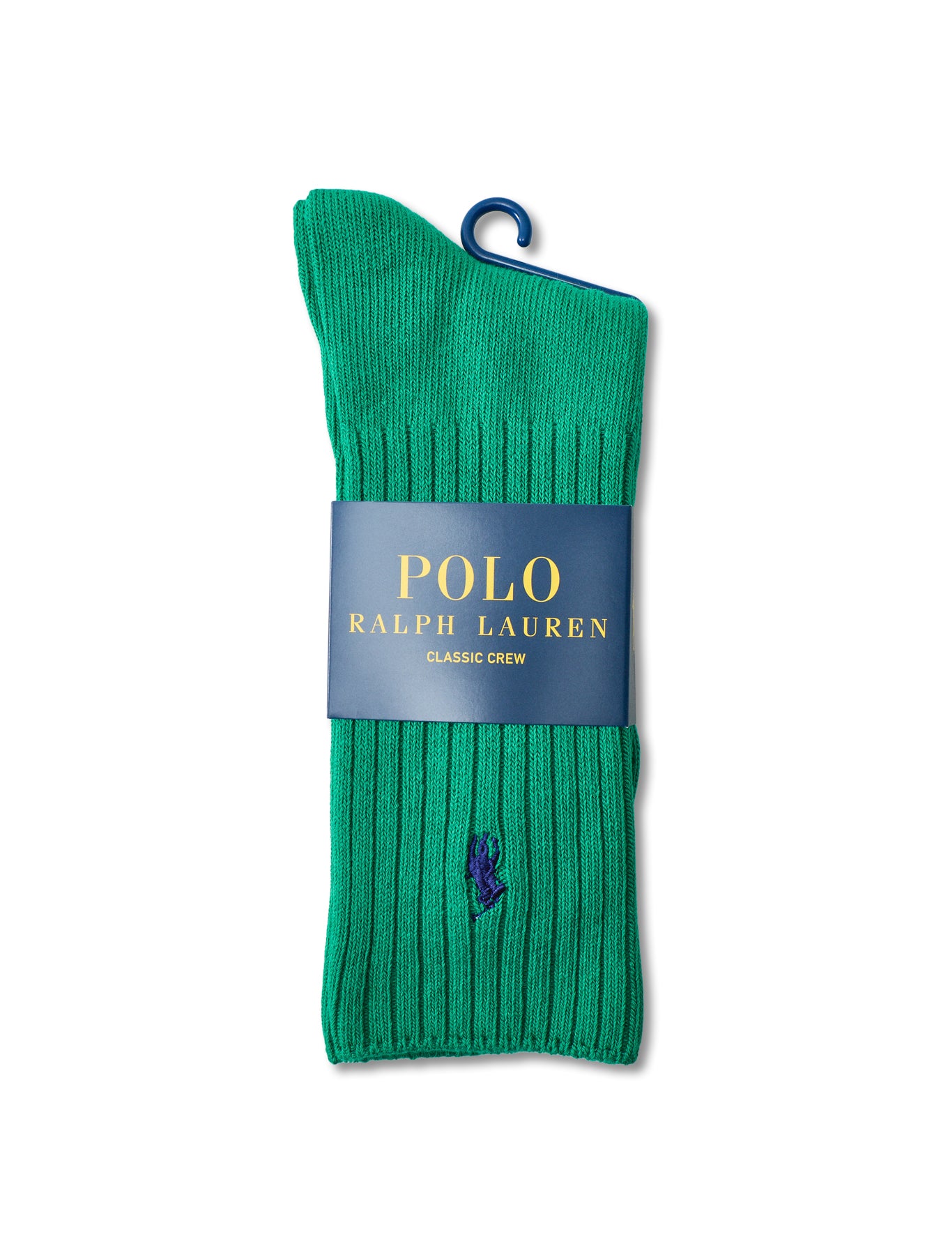Ribbed Crew Socks Green