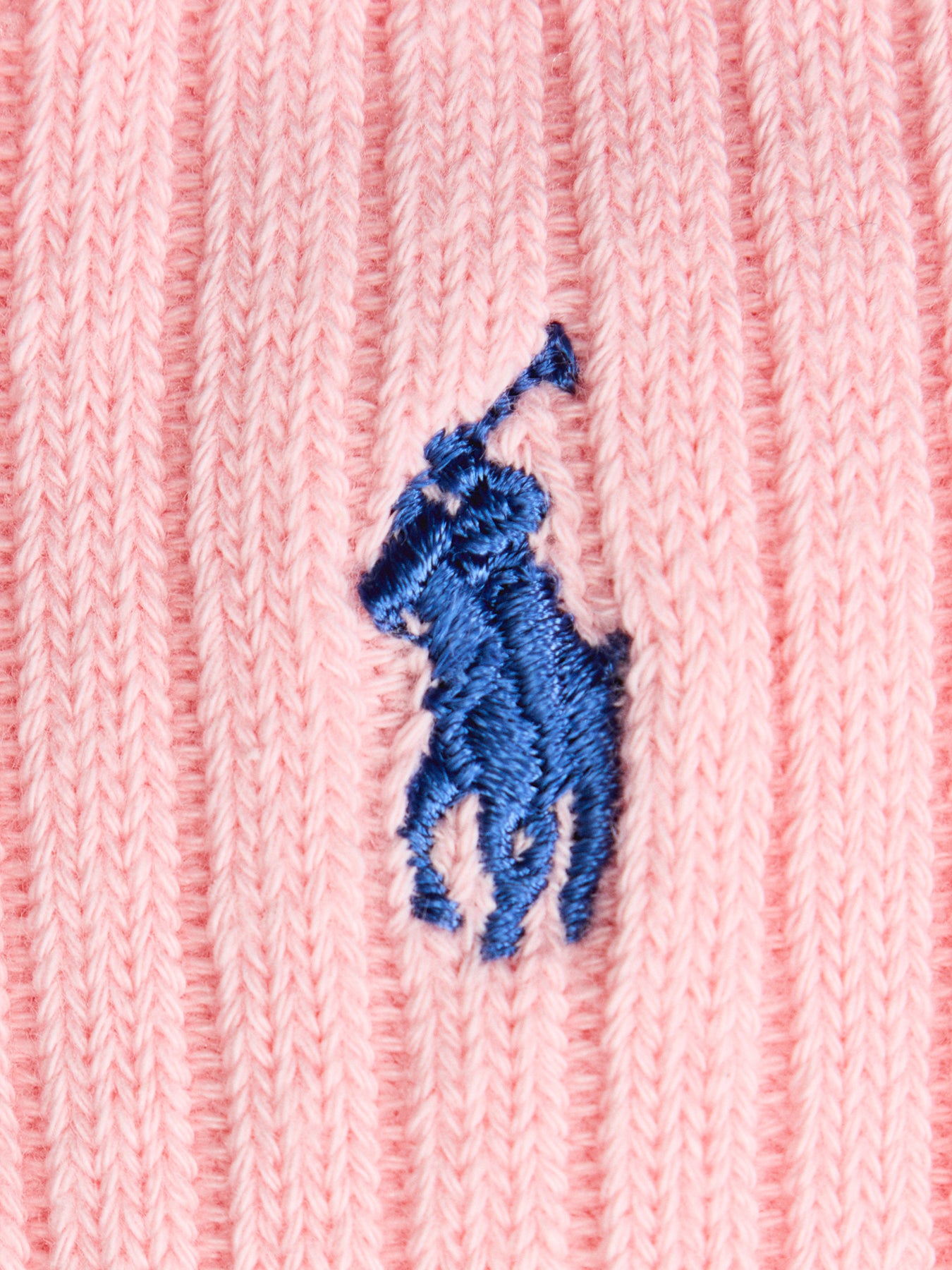Rib Crew Socks Pink