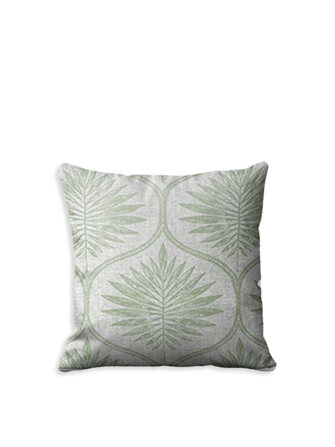 Fronds Square Scatter Cushion Green