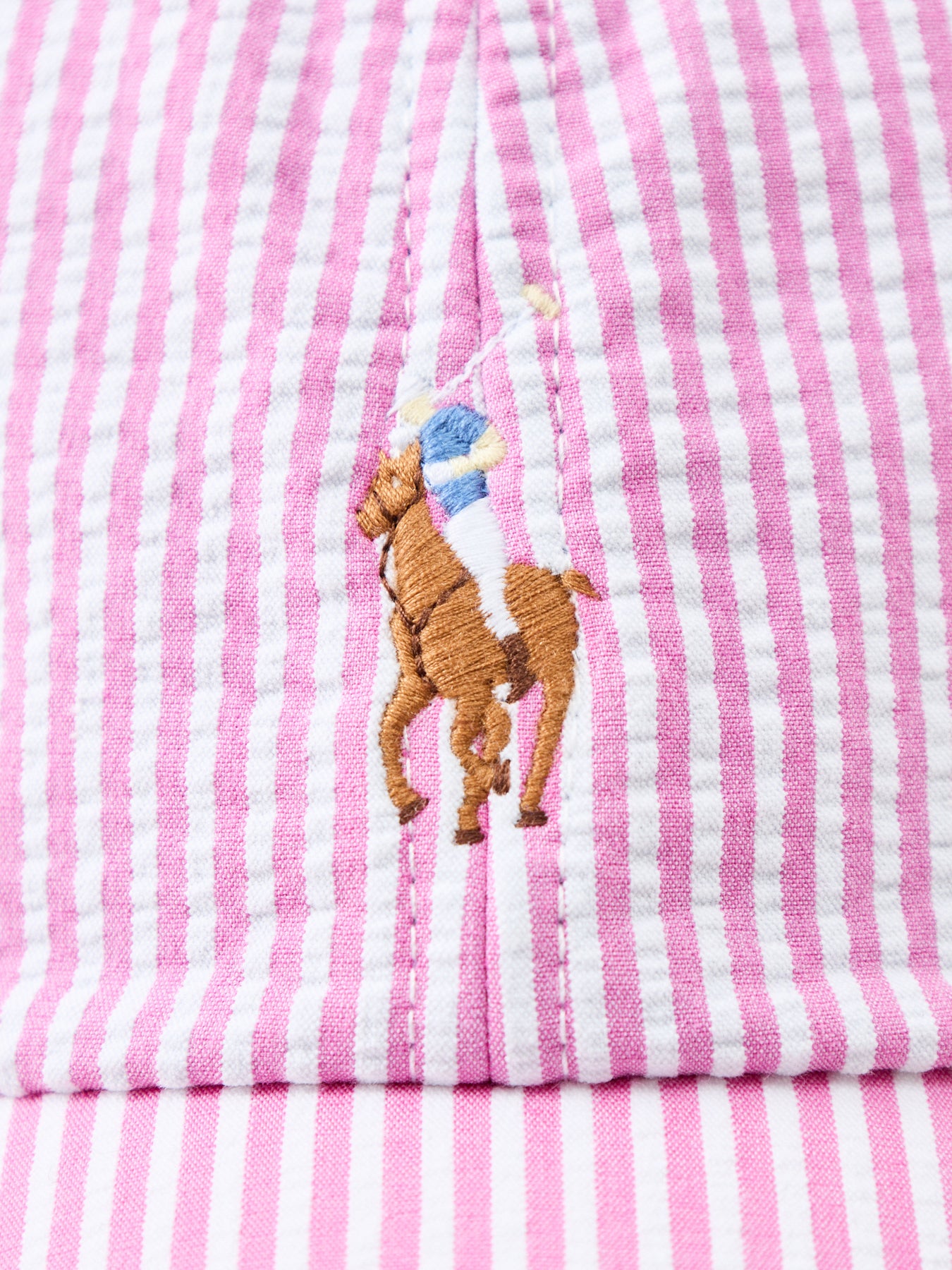 Seersucker Cap Pink