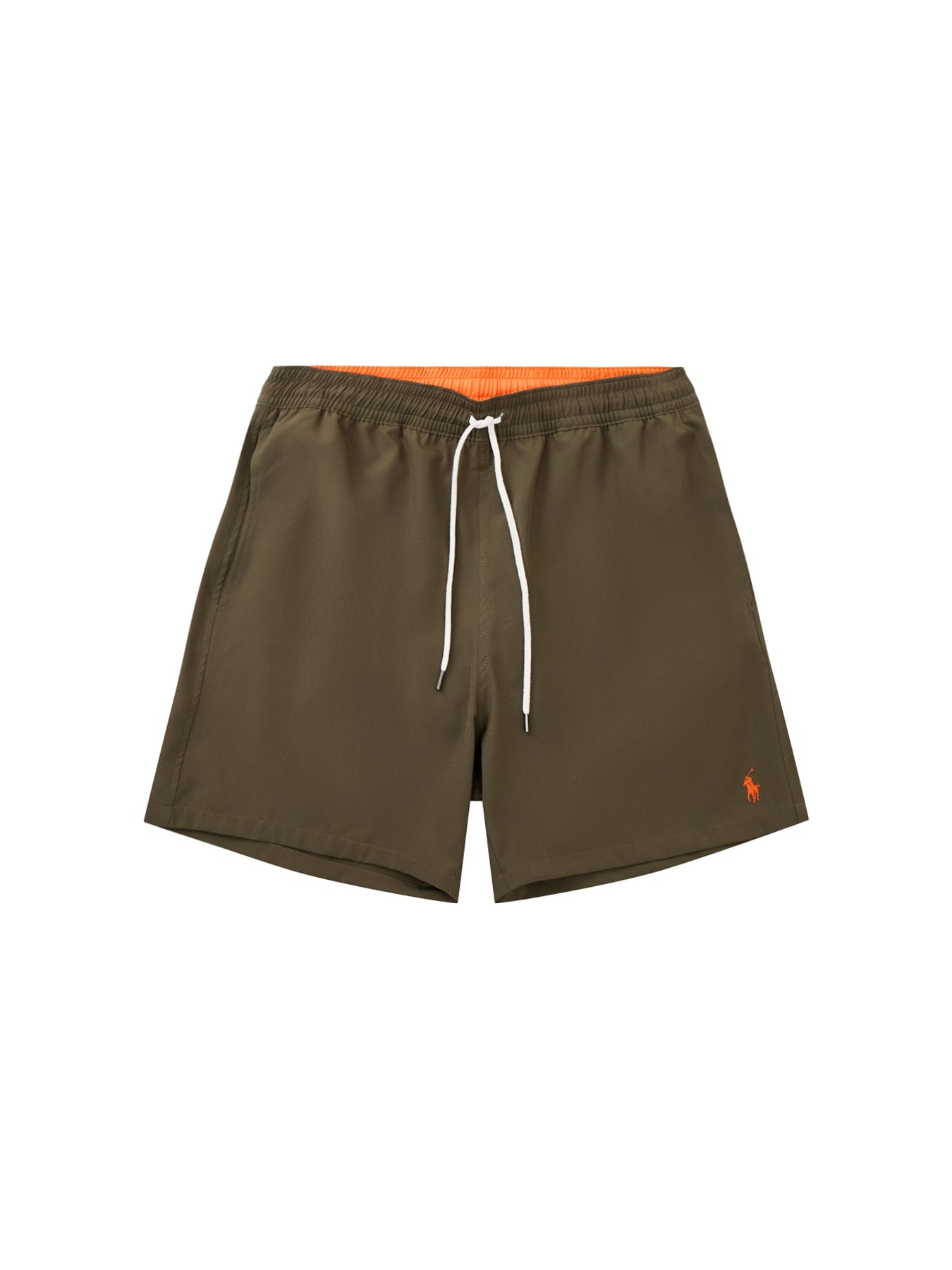 Traveler Mid Length Swim Shorts Olive