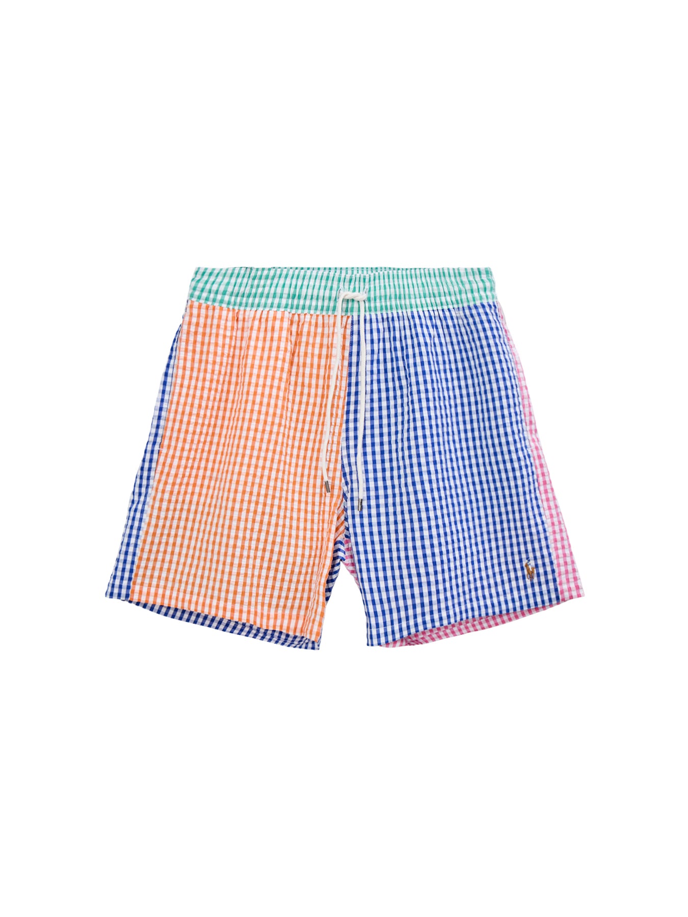 Seersucker Check Swim Shorts