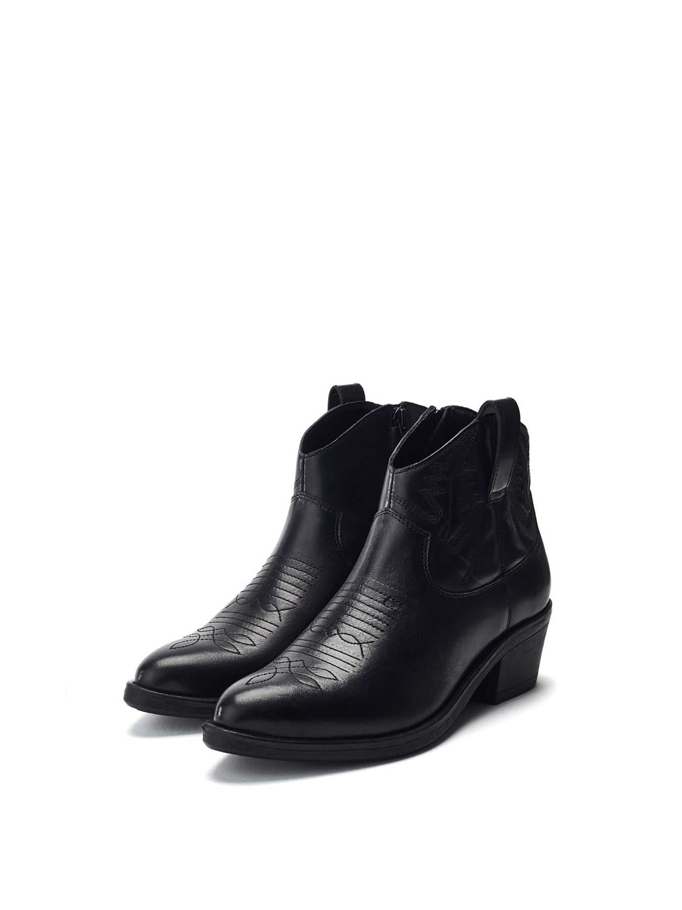 Bracknell Leather Ankle Boots Black