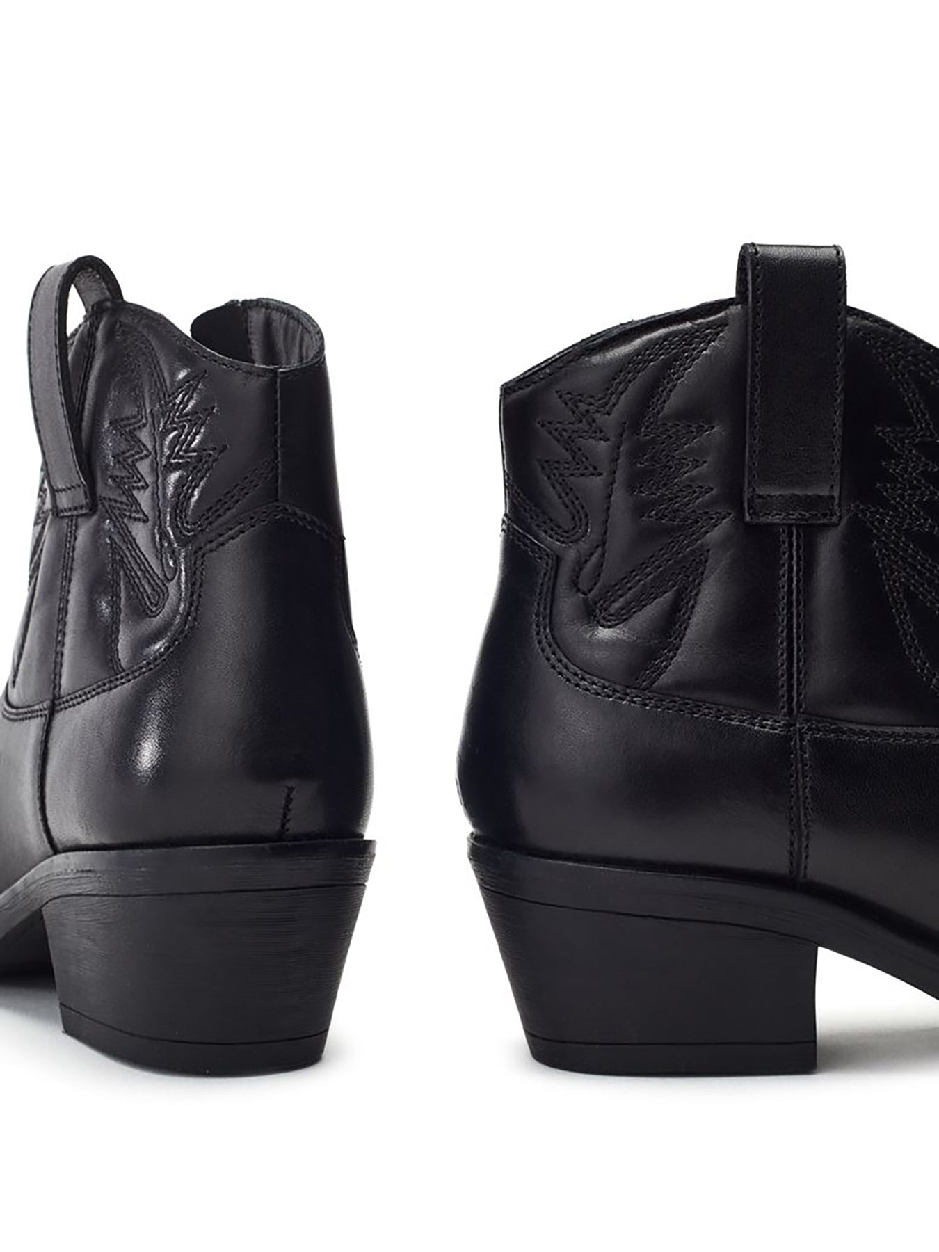 Bracknell Leather Ankle Boots Black