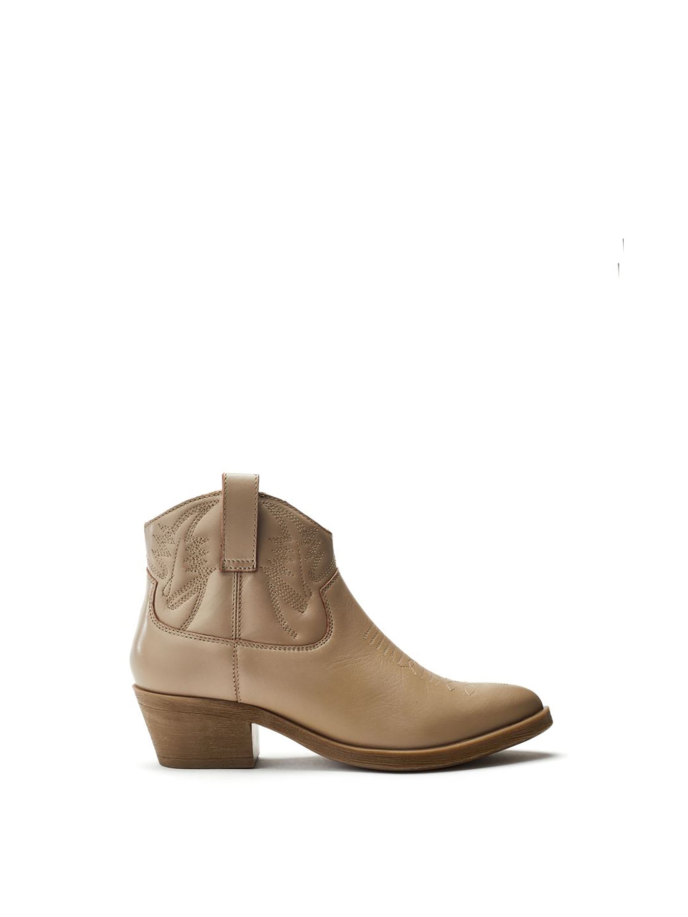 Bracknell Leather Ankle Boots Neutral