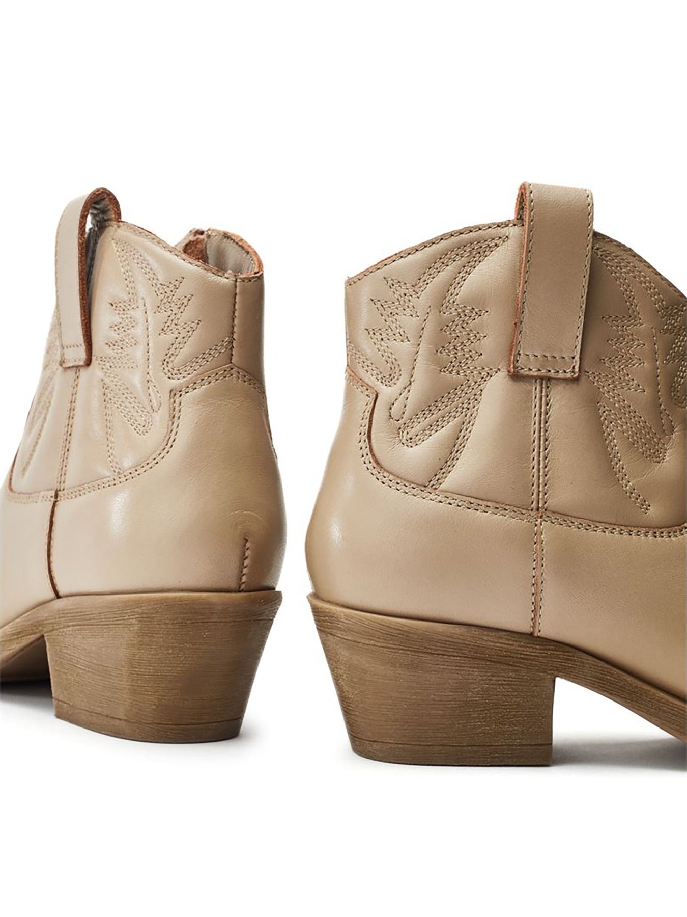 Bracknell Leather Ankle Boots Neutral