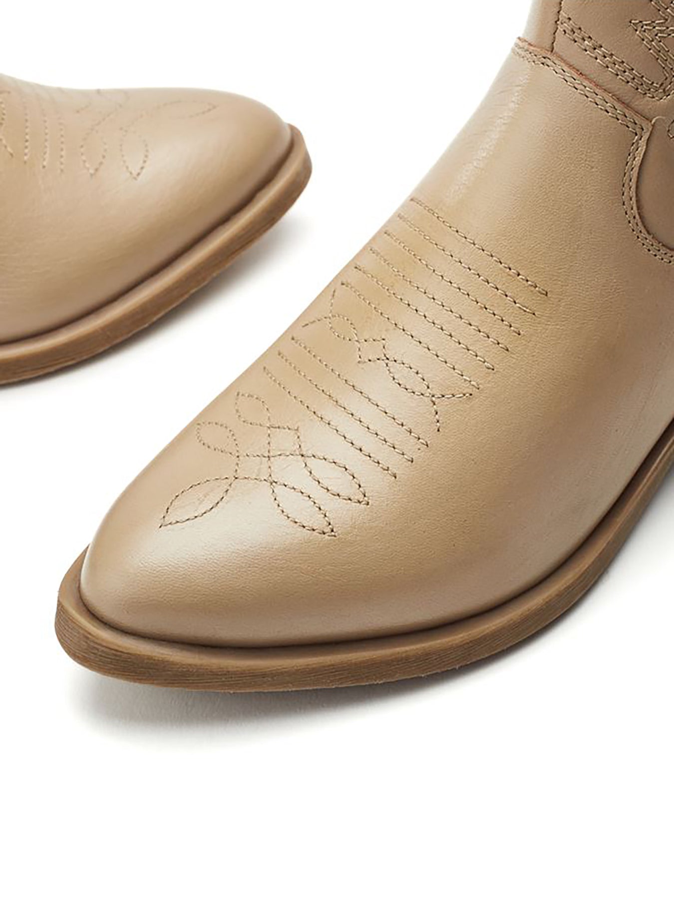 Bracknell Leather Ankle Boots Neutral