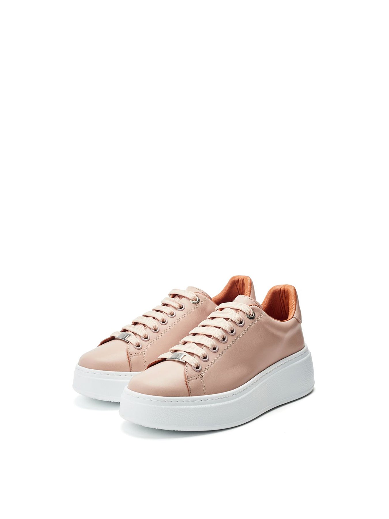 Cherri Chunky Leather Trainers Tan