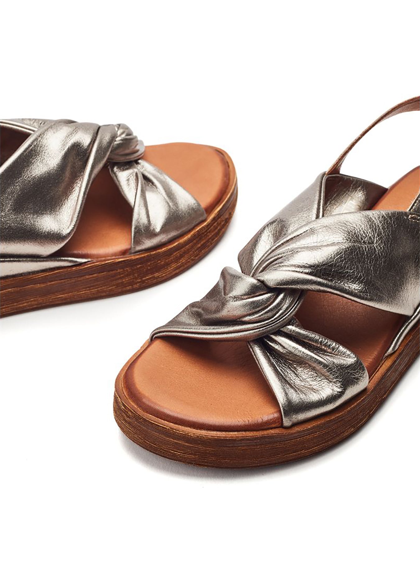 Kalmia Leather Wedges Multi