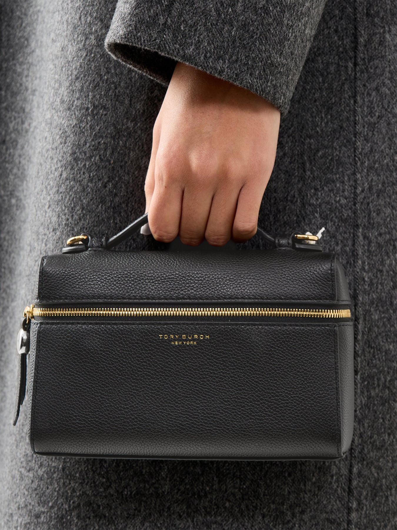 Romy Slim Top Handle Black