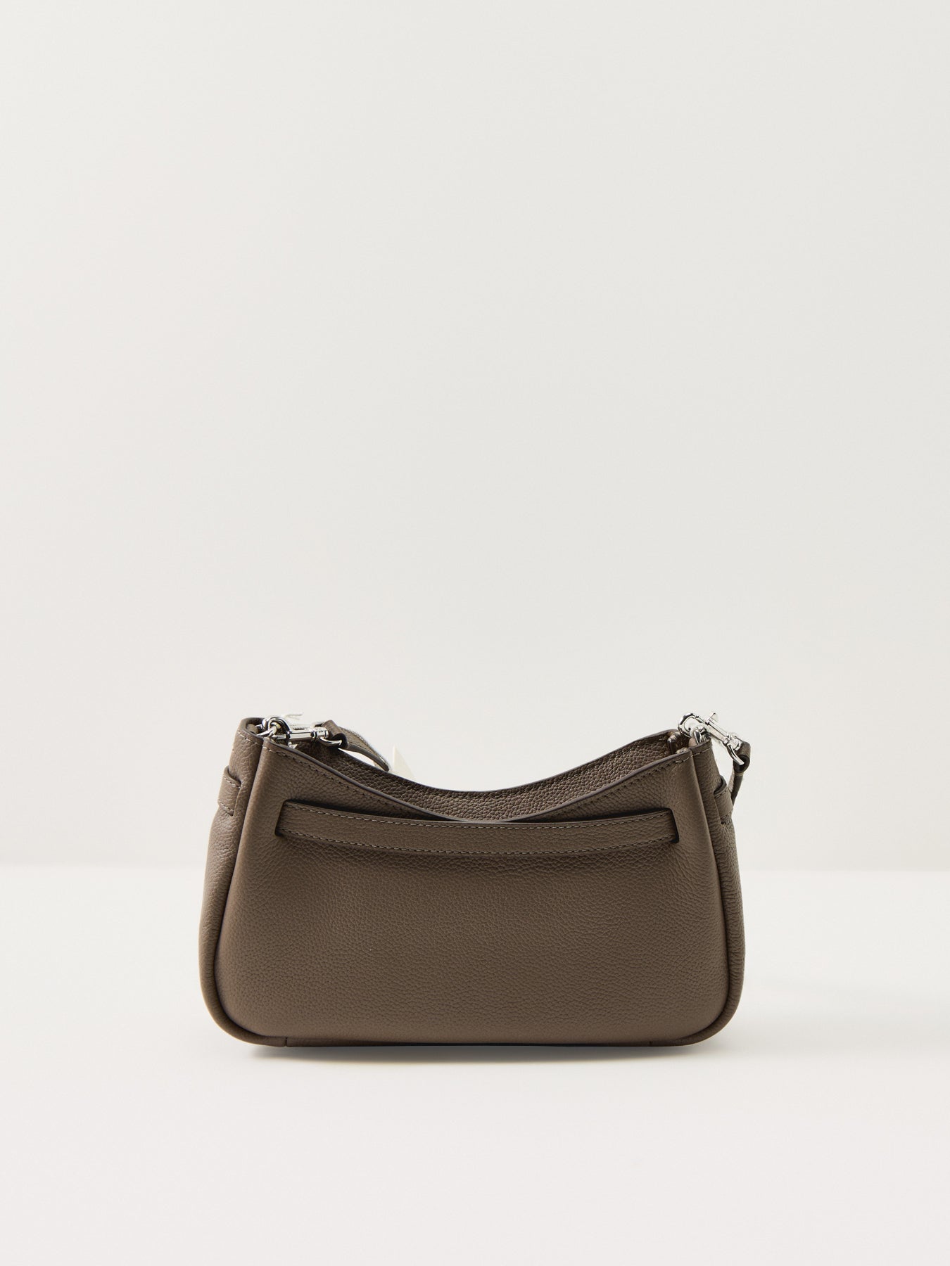 Romy Zip Top Crossbody Beige