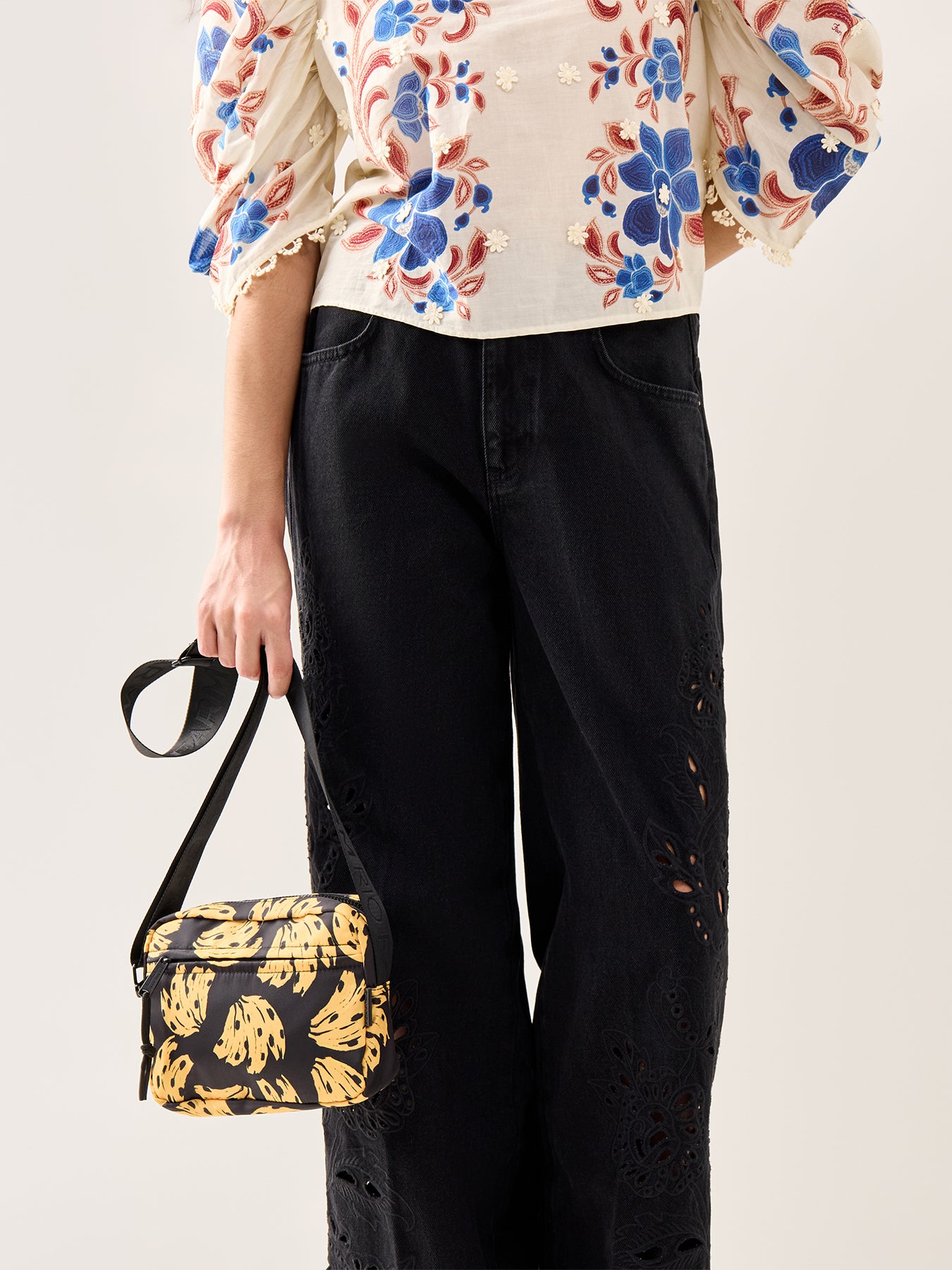 Bossa Banana Black Bag Multi