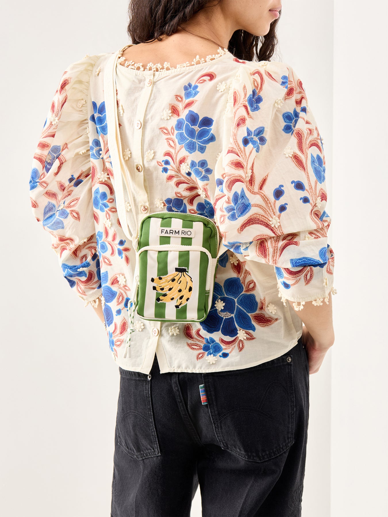Tropical Banana Crossbody Bag Multi