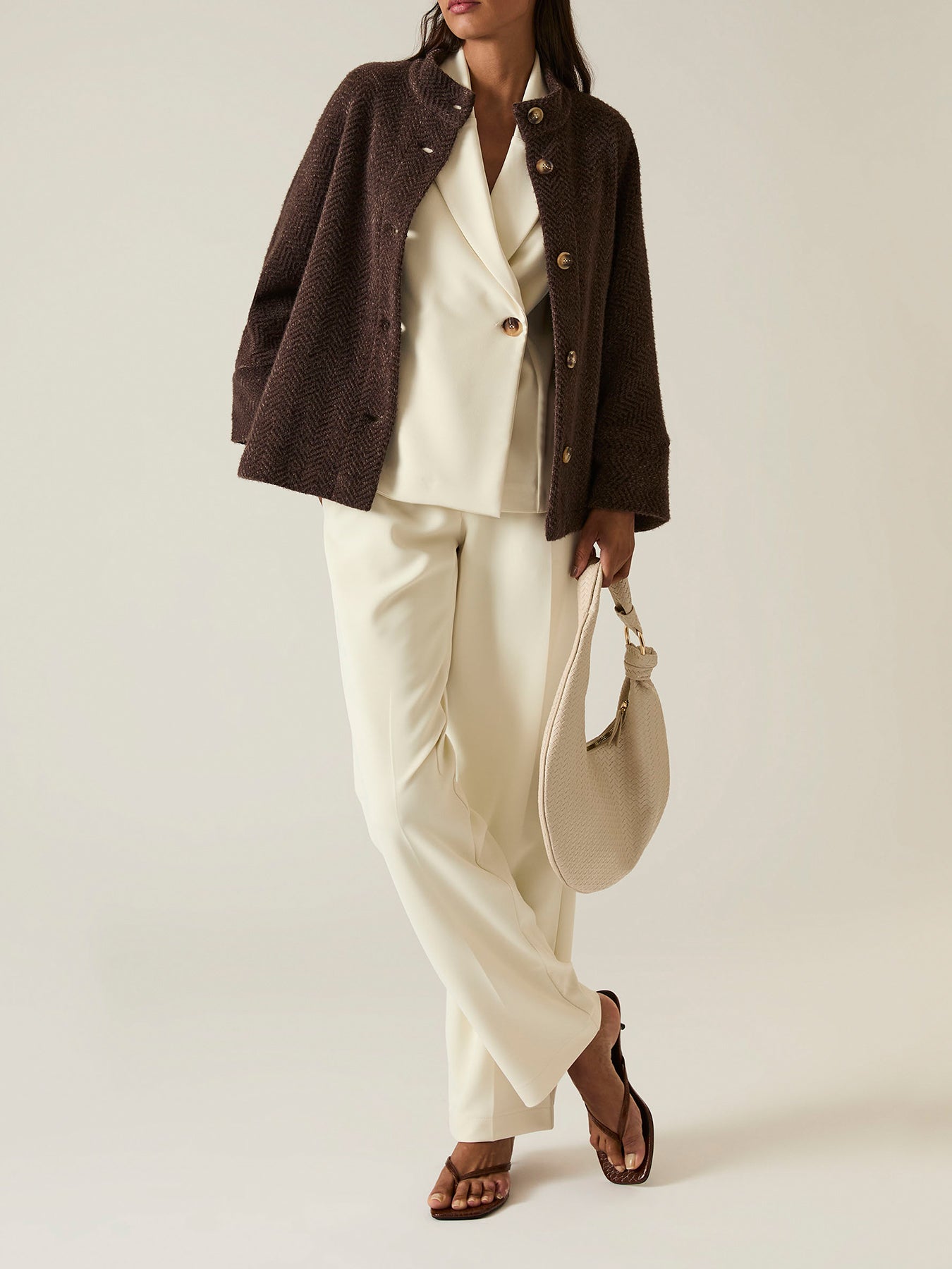 Batwing Jacket Brown