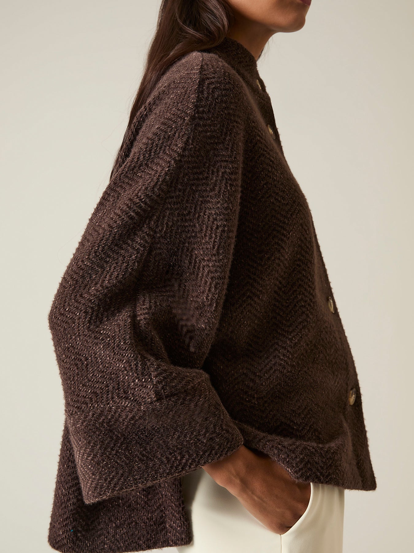 Batwing Jacket Brown
