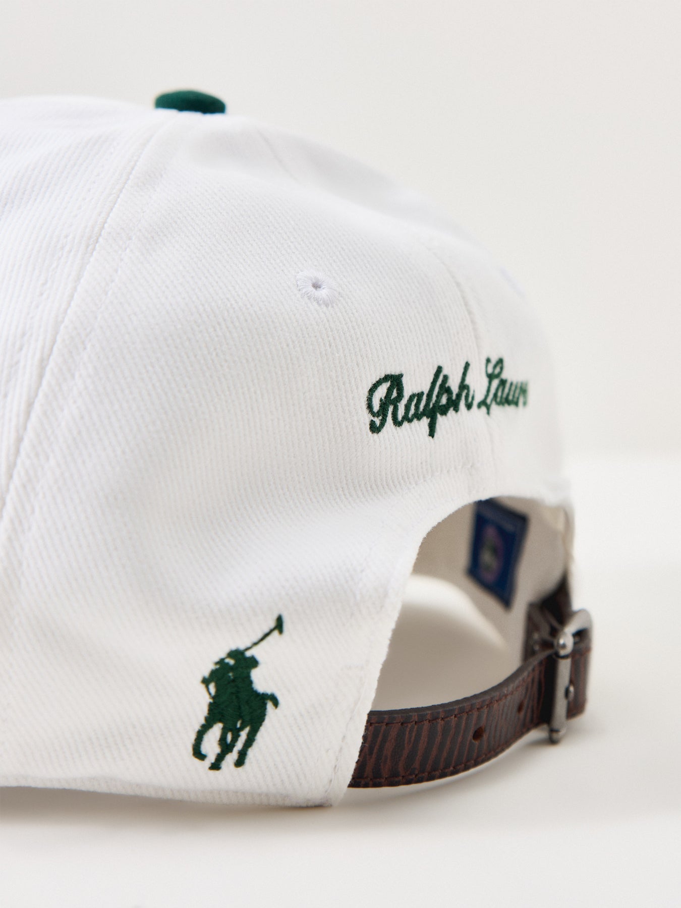 Wimbledon Crest Cap White
