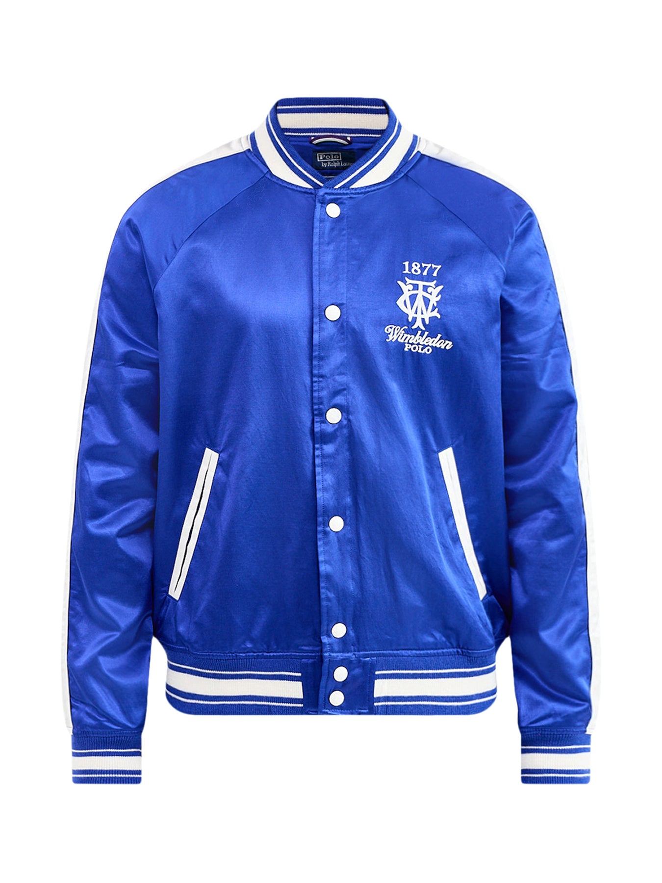 Wimbledon Varsity Bomber Jacket Blue