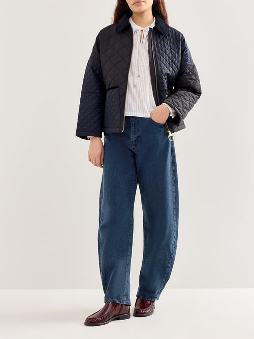 Danby Quilted Jacket Navy