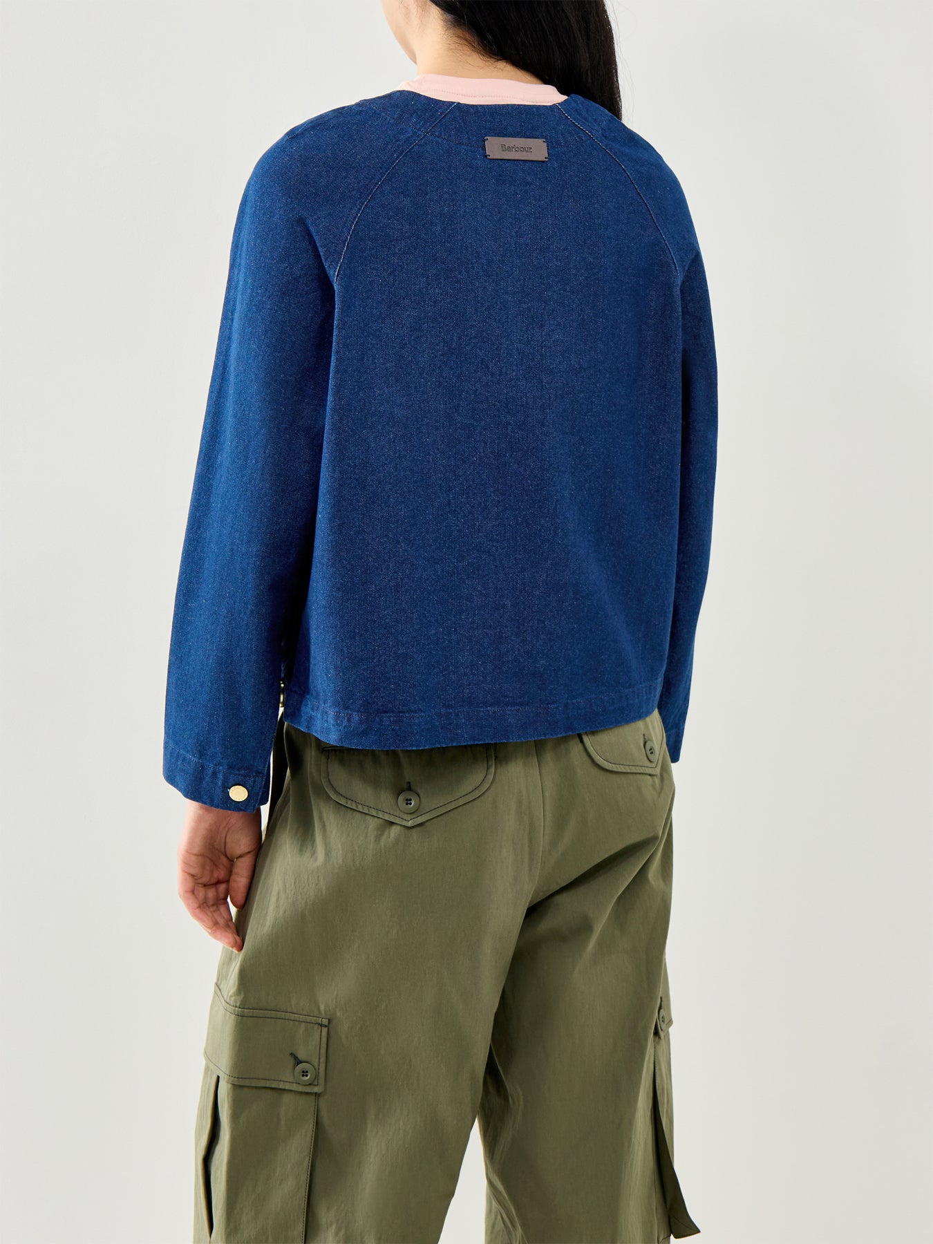 Saima Denim Overshirt Blue