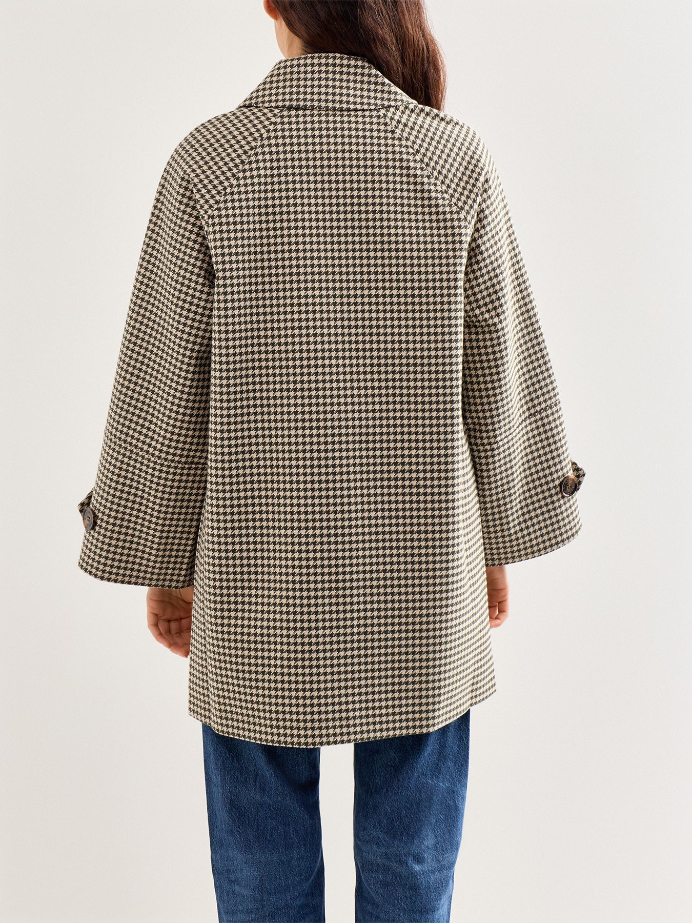 Kennedy Check Showerproof Jacket Green