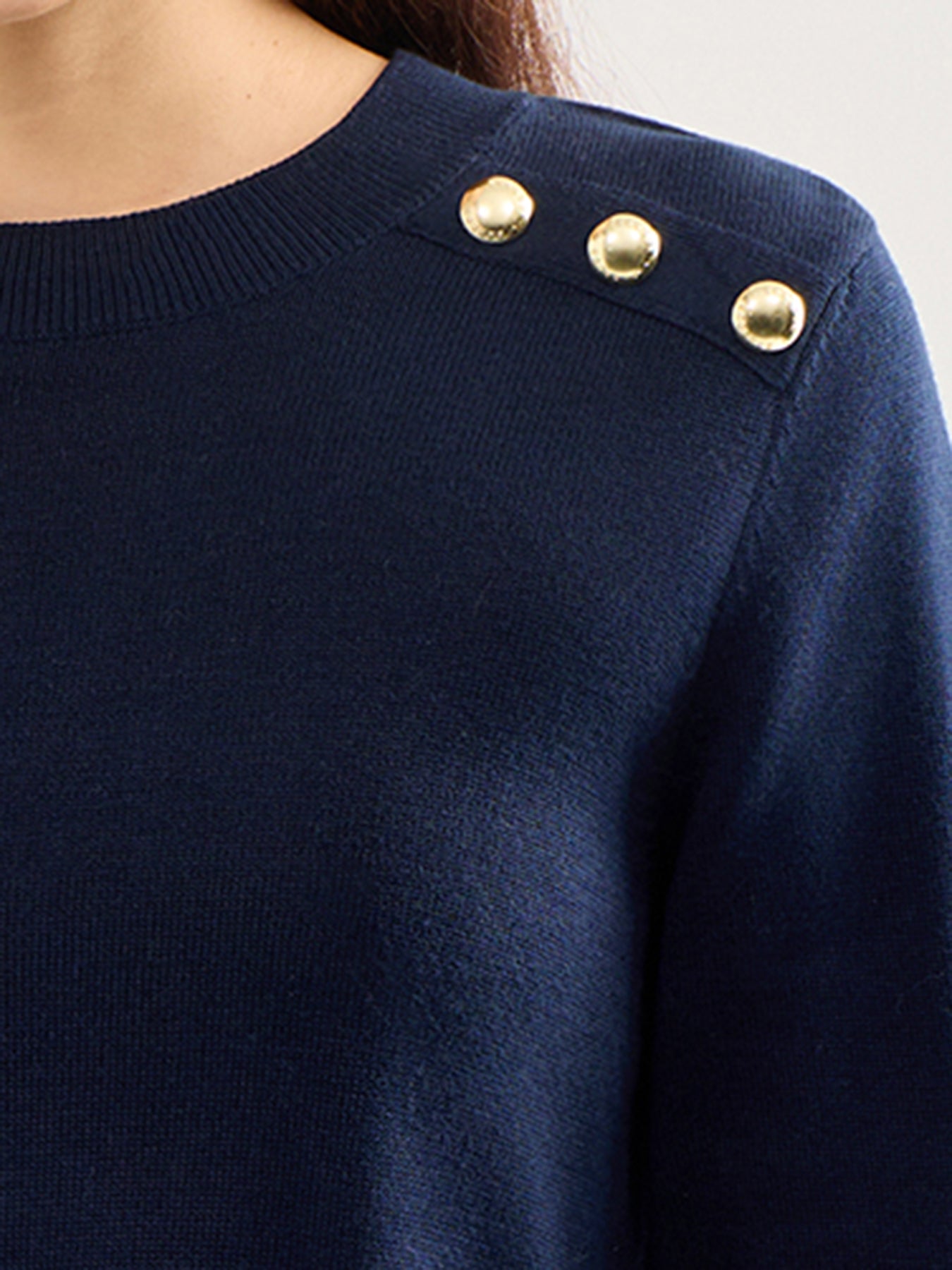 Avery Knitted Jumper Navy
