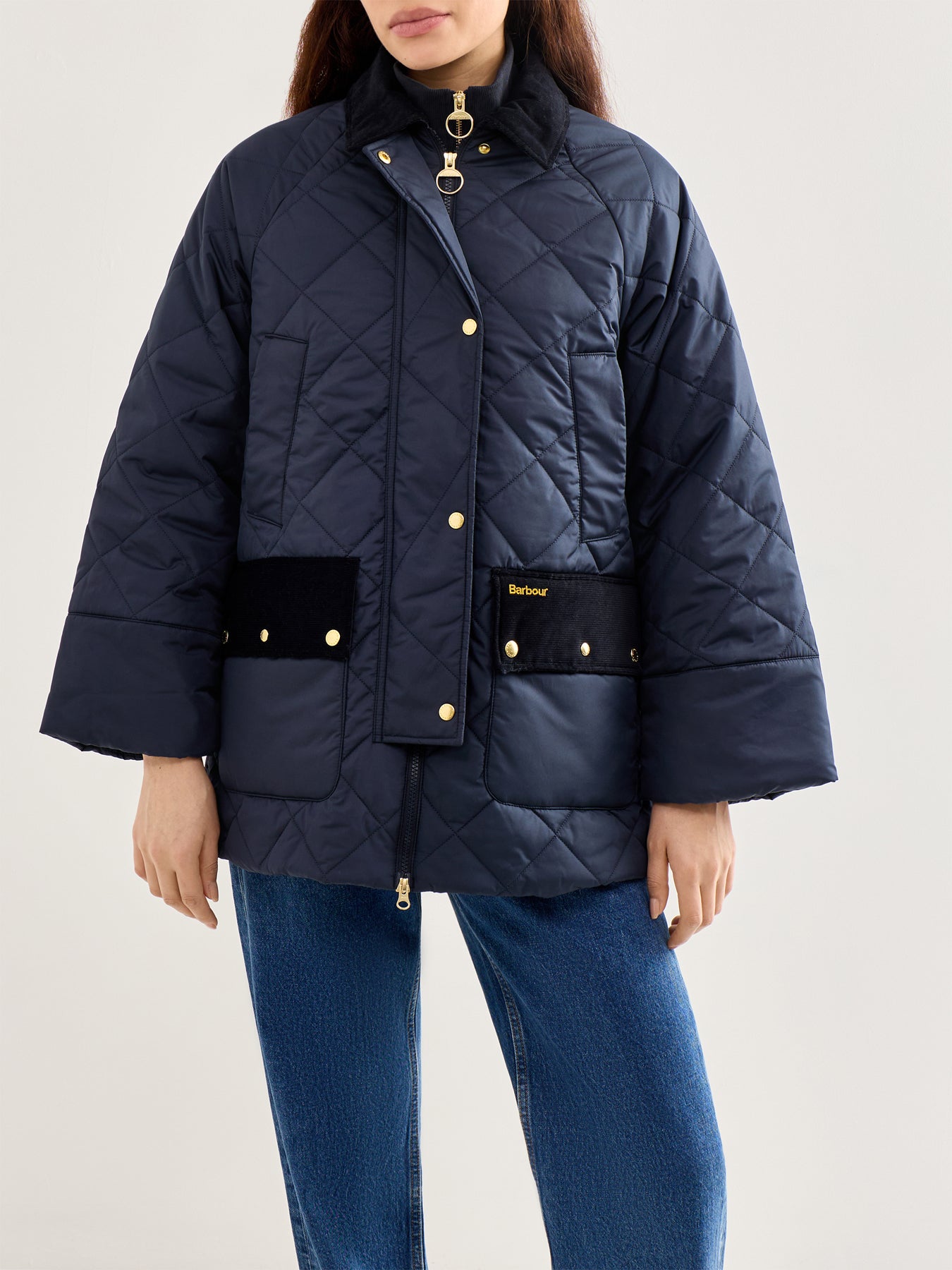 Aldburgh Quilted Jacket Navy