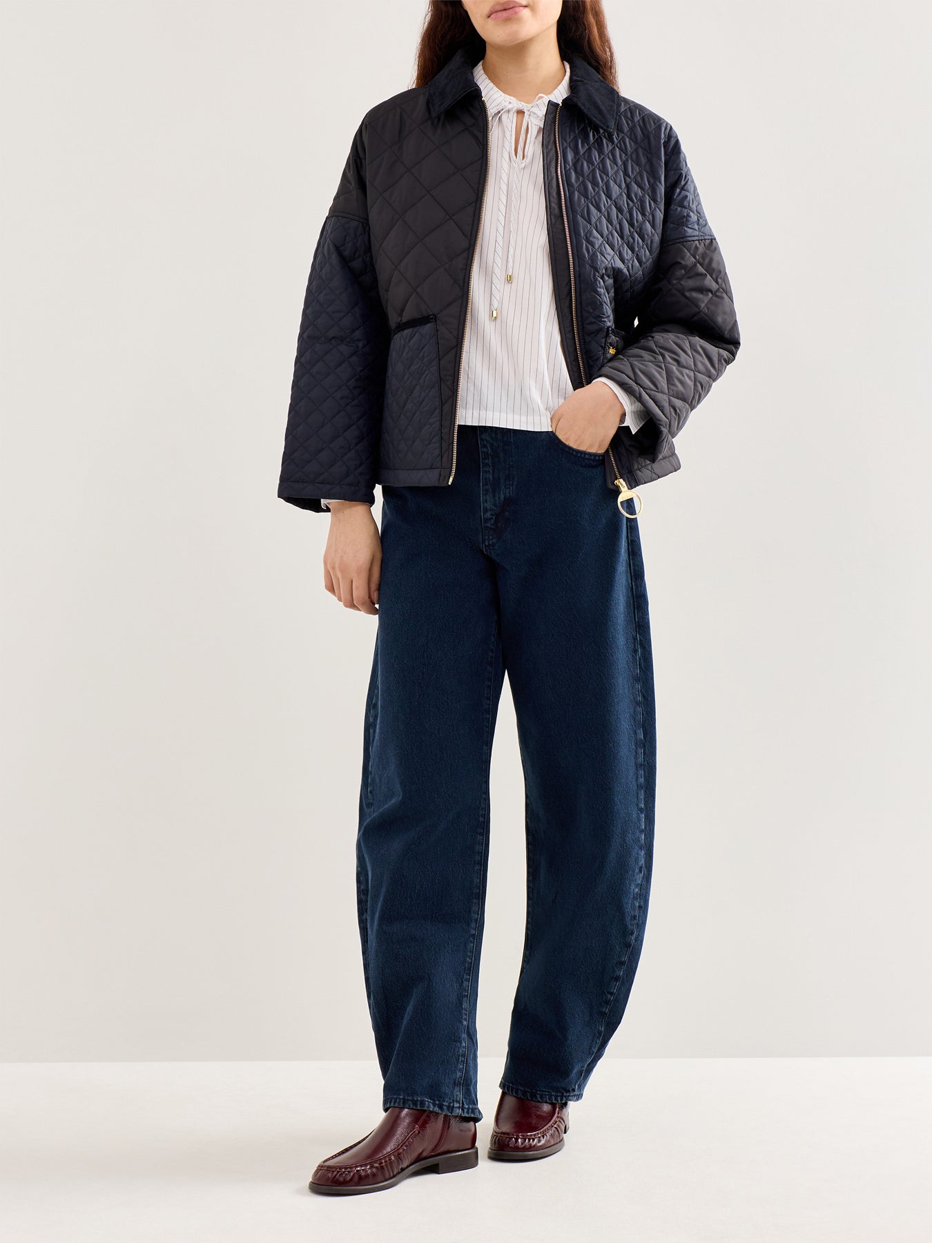 Avery Tailored Cotton Shirt White