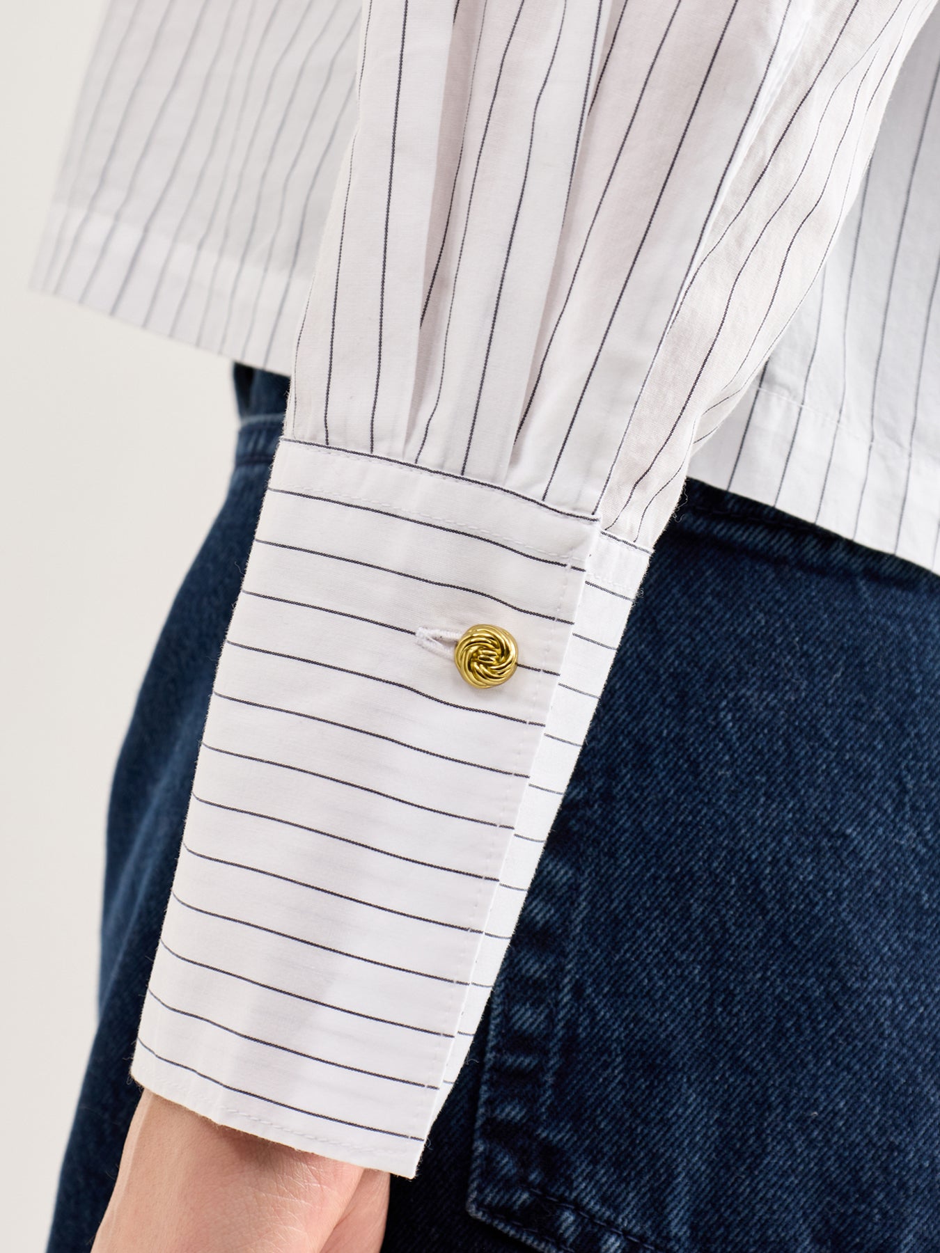 Avery Tailored Cotton Shirt White