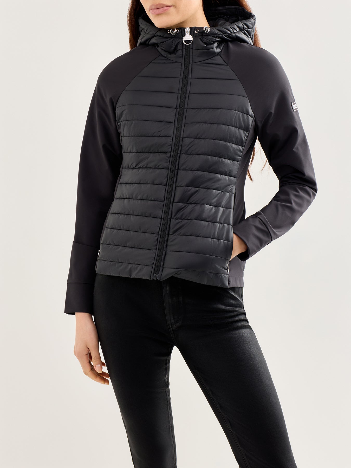 Valentina Quilted Sweat Black