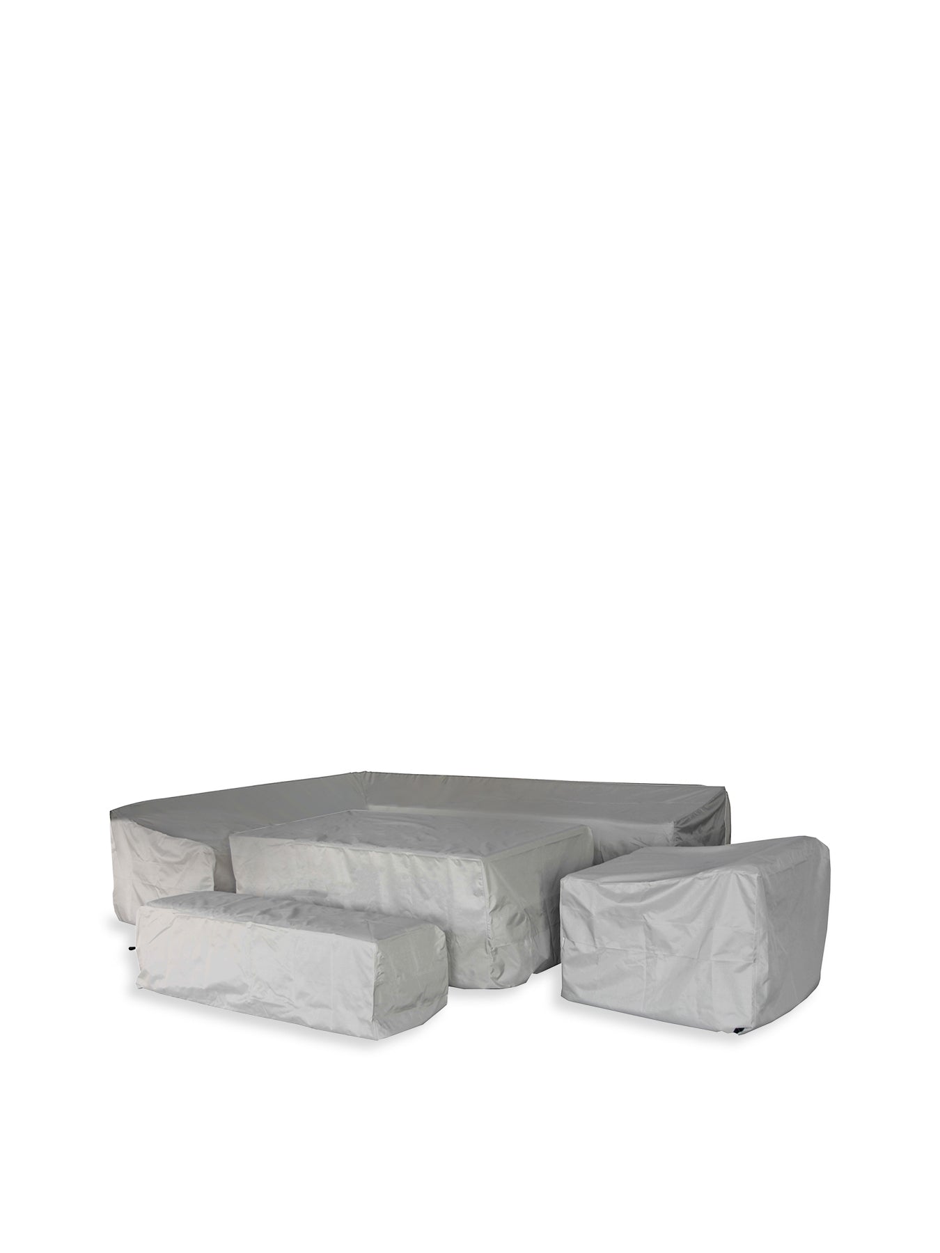 Fairford L-Shape Sofa Set Cover Green Long Right