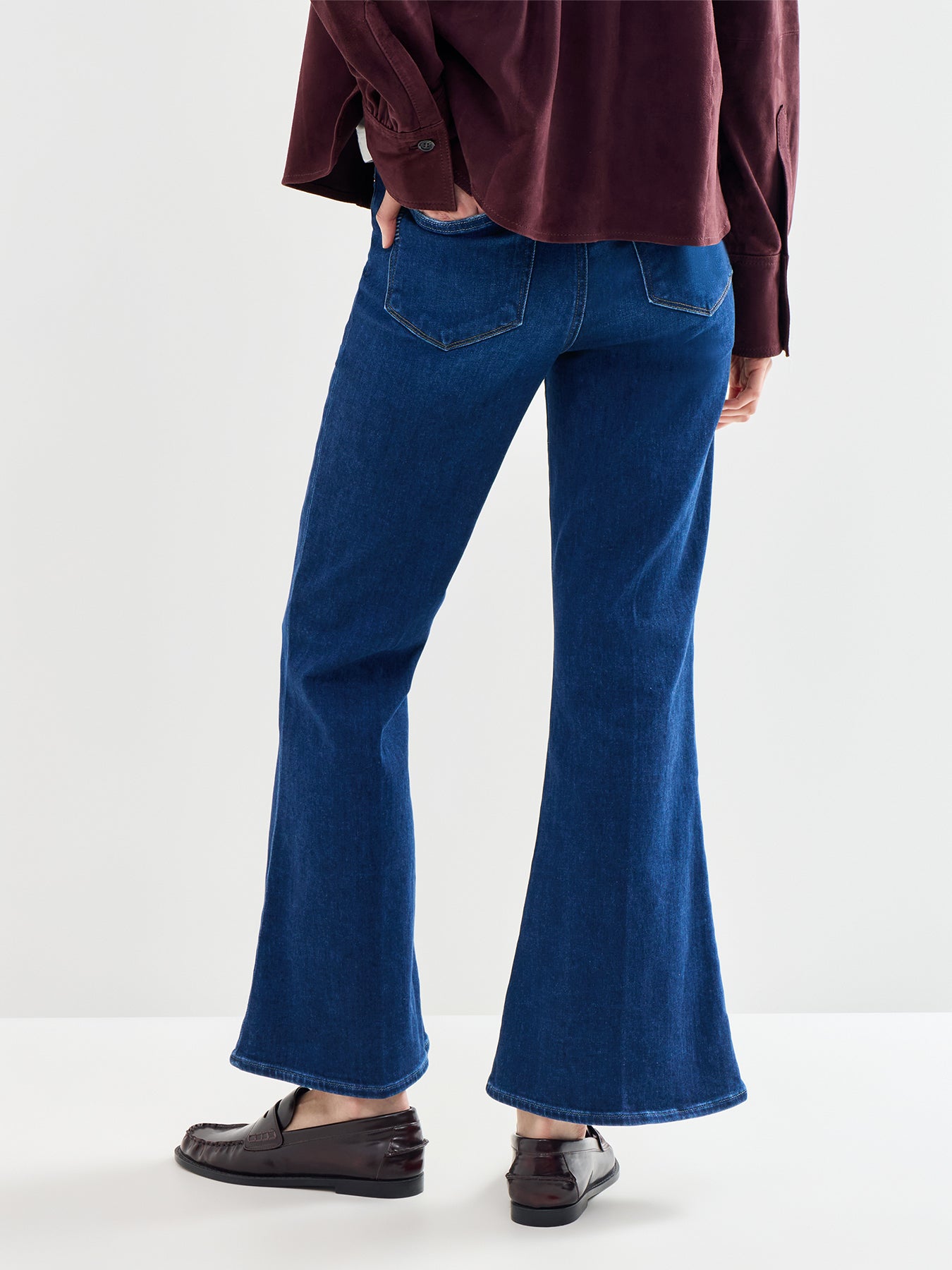 Marlow Skimmer Flare Jeans Blue