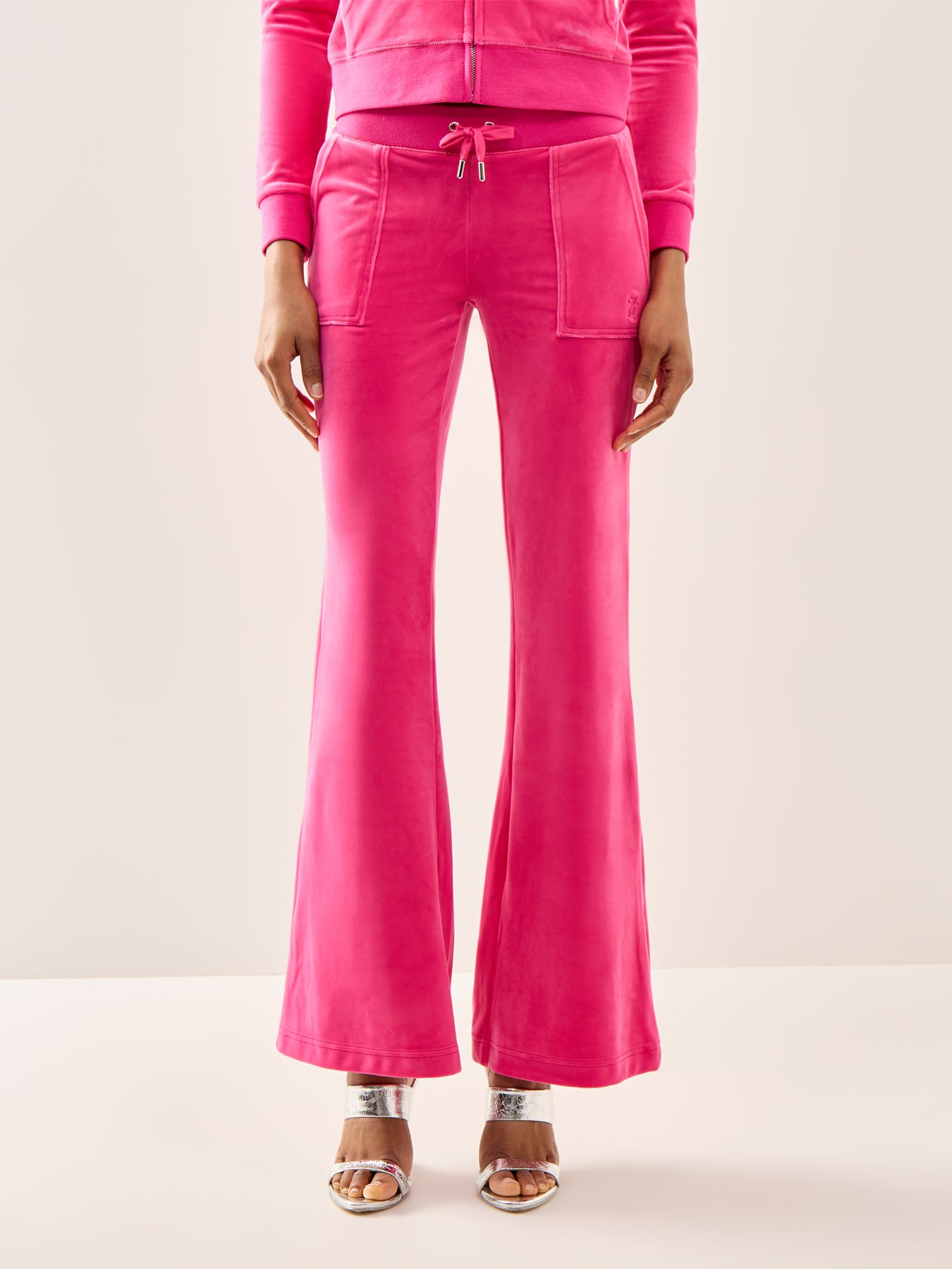Layla Pocket Low Rise Pants Pink