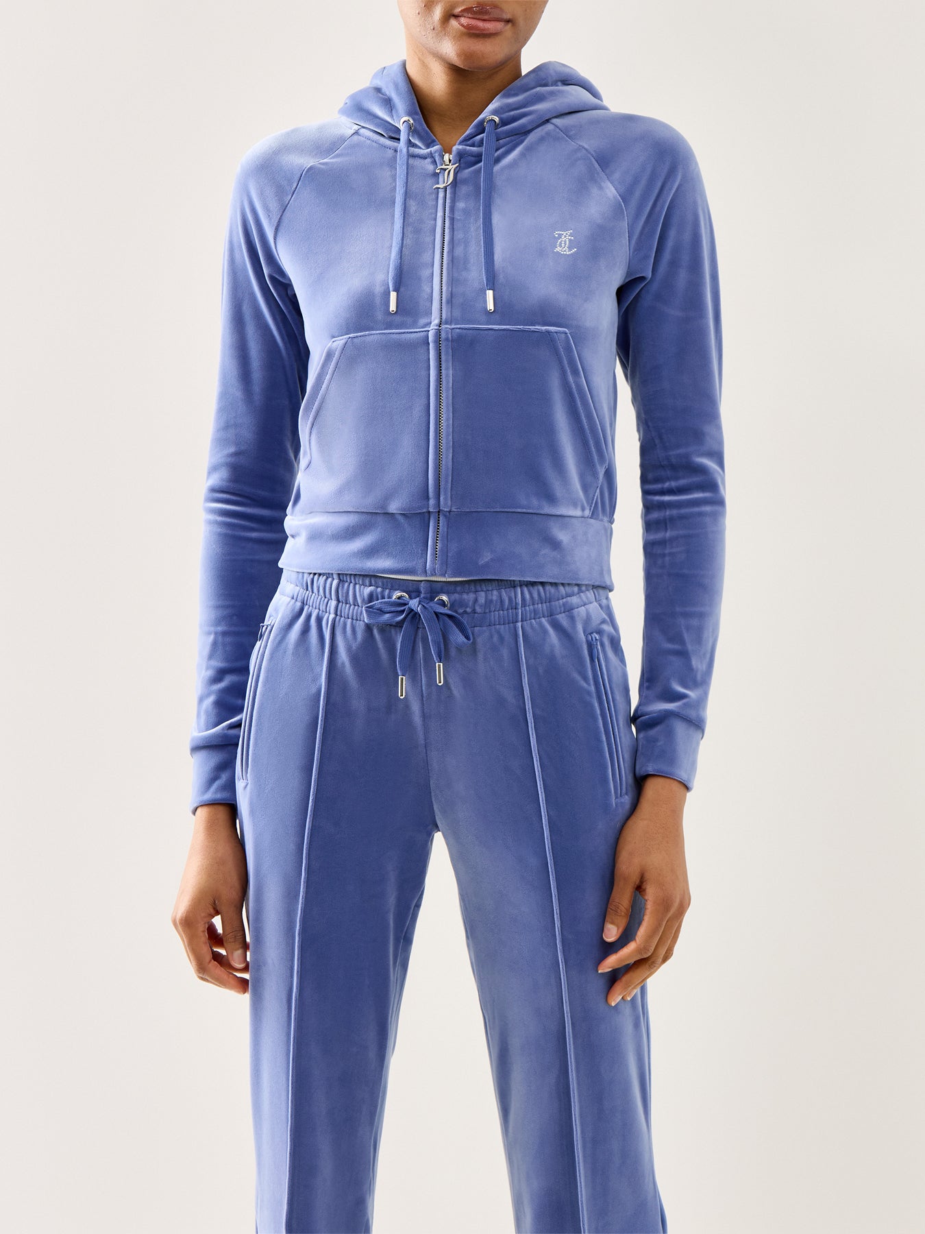Madison Outline Hoodie Blue