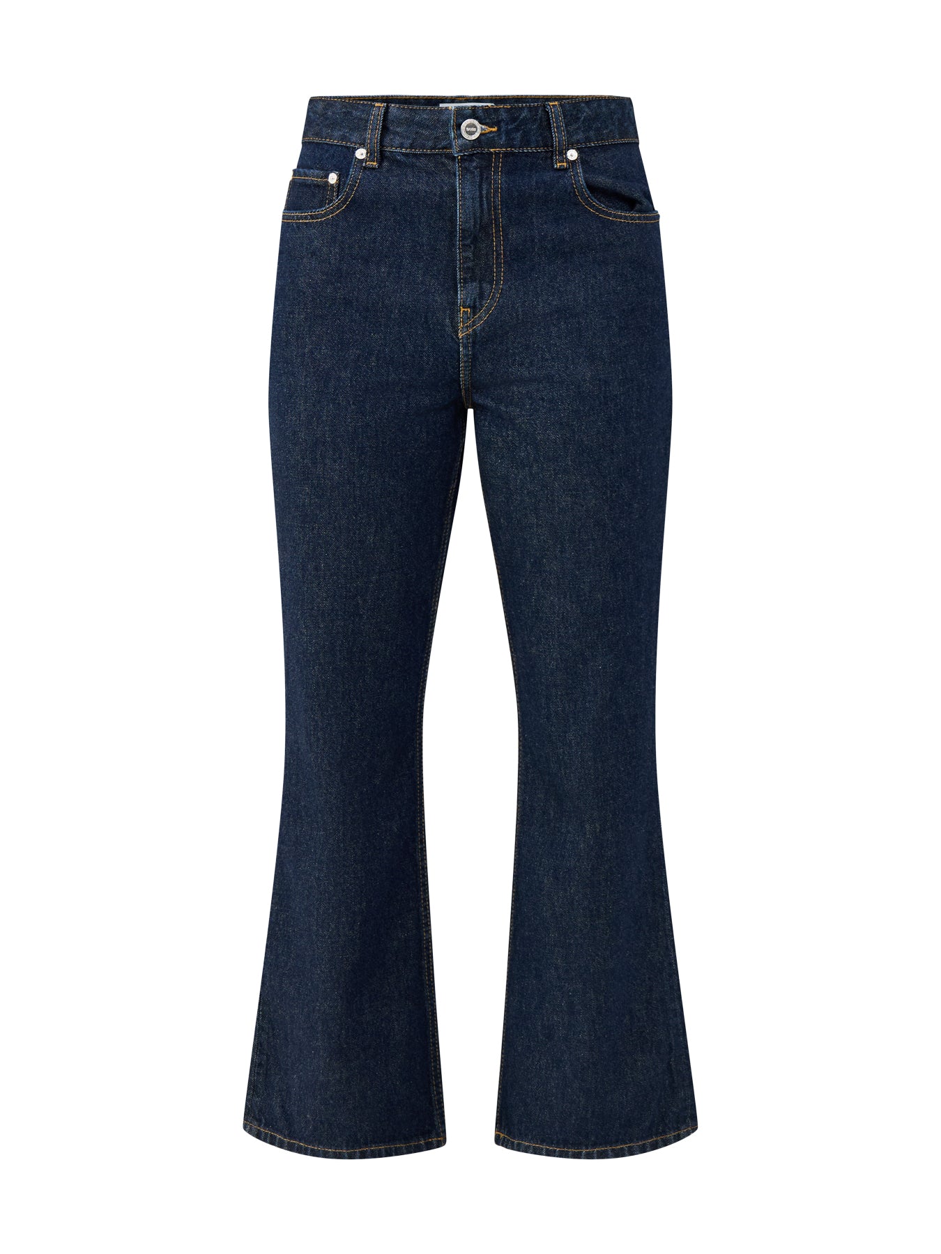 Essentials Rinse Denim Betzy Cropped Jeans