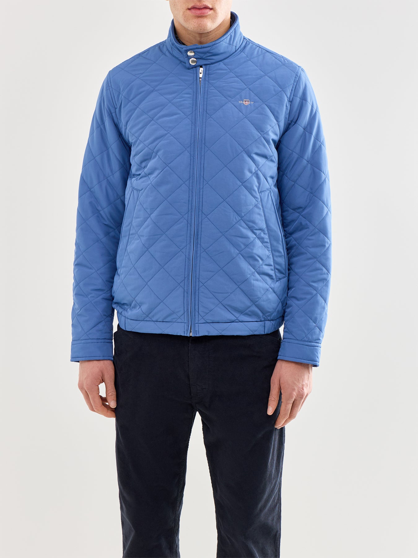 Quilted Windcheater Blue
