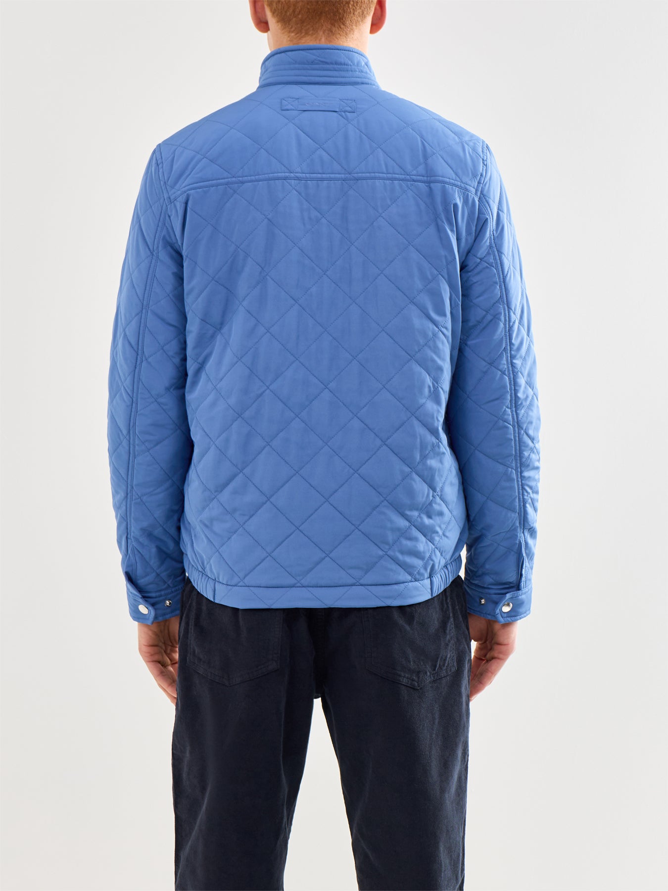 Quilted Windcheater Blue
