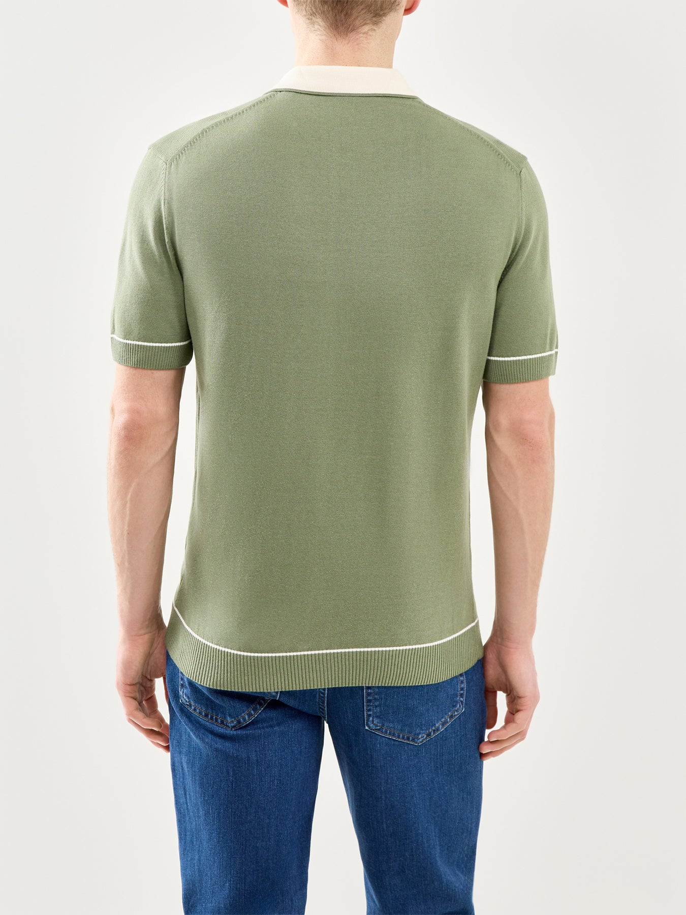 GANT Cotton Modal Polo Shirt Green