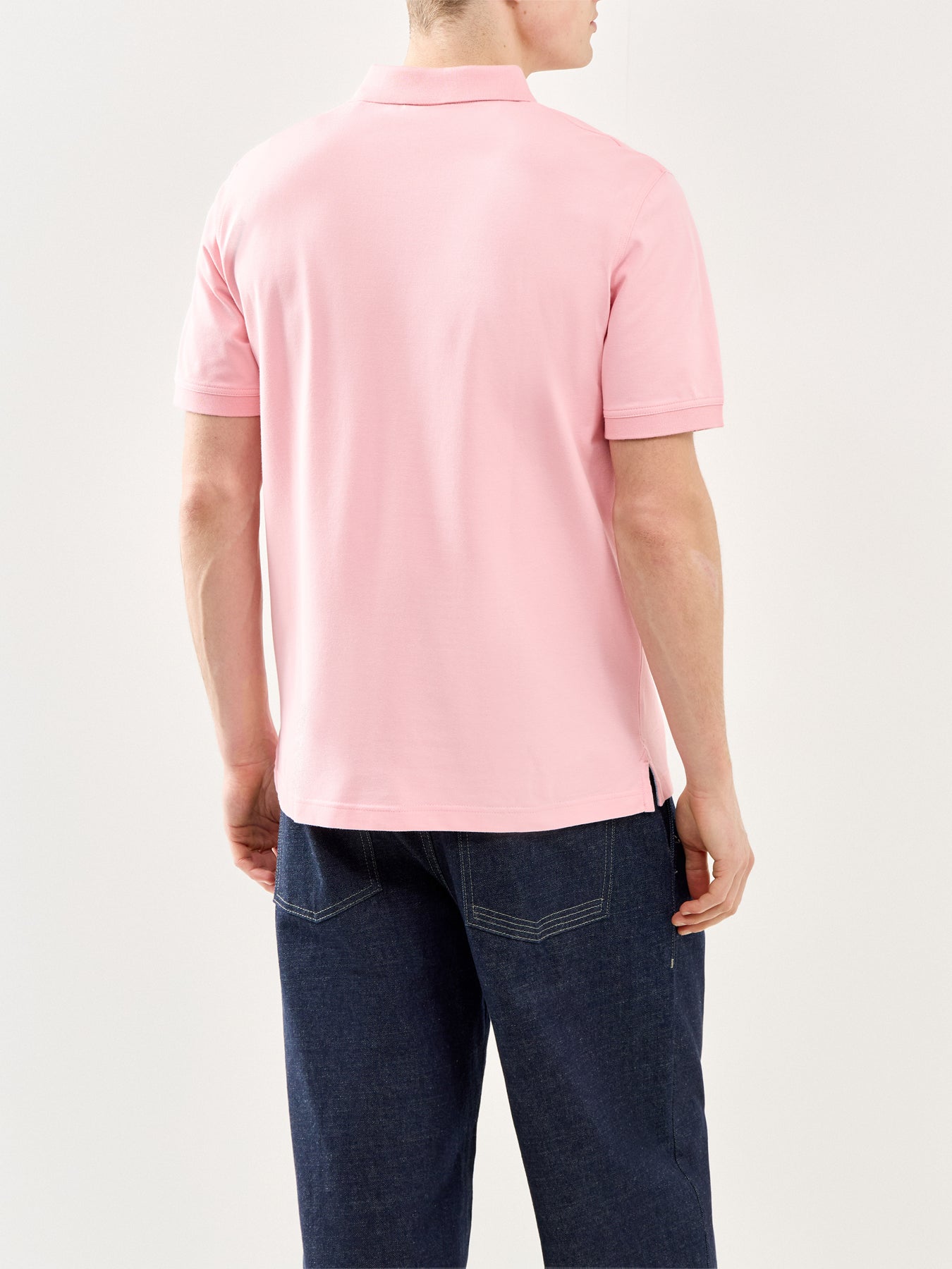 GANT Contrast Piqué Polo Shirt Pink
