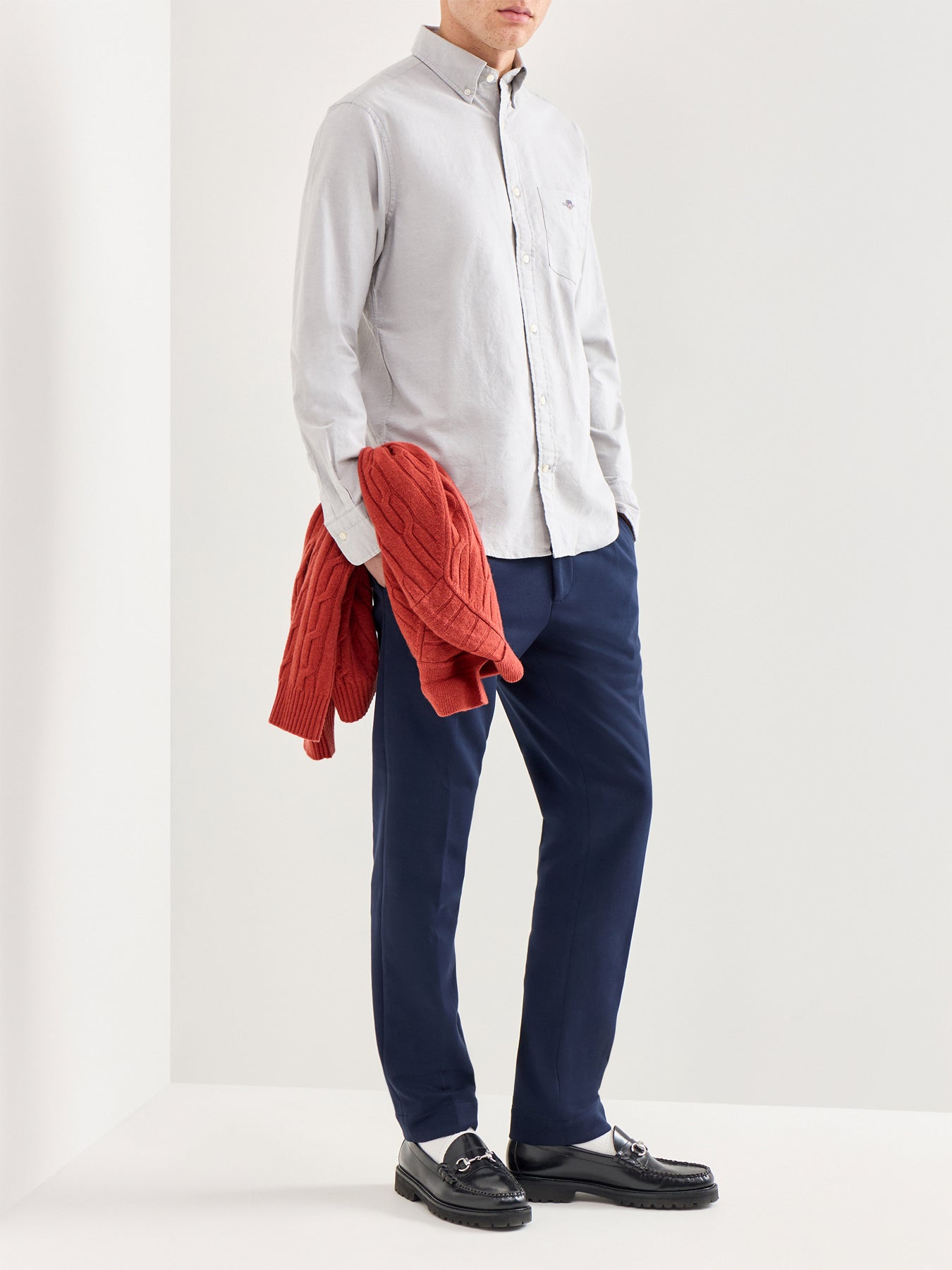 Classic Oxford Shirt Grey