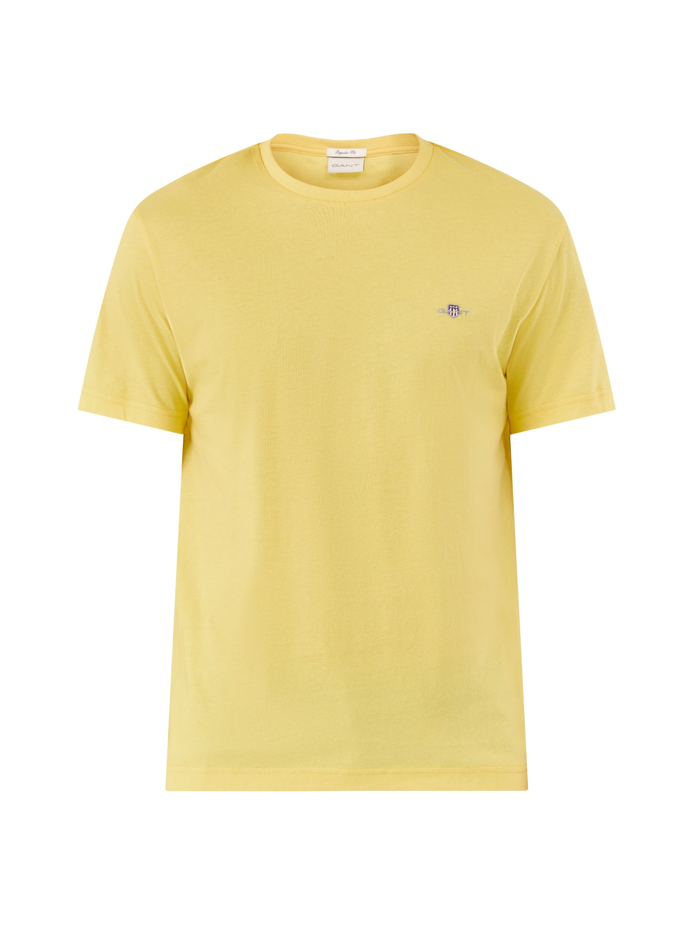 GANT Shield Logo Cotton T-Shirt Yellow