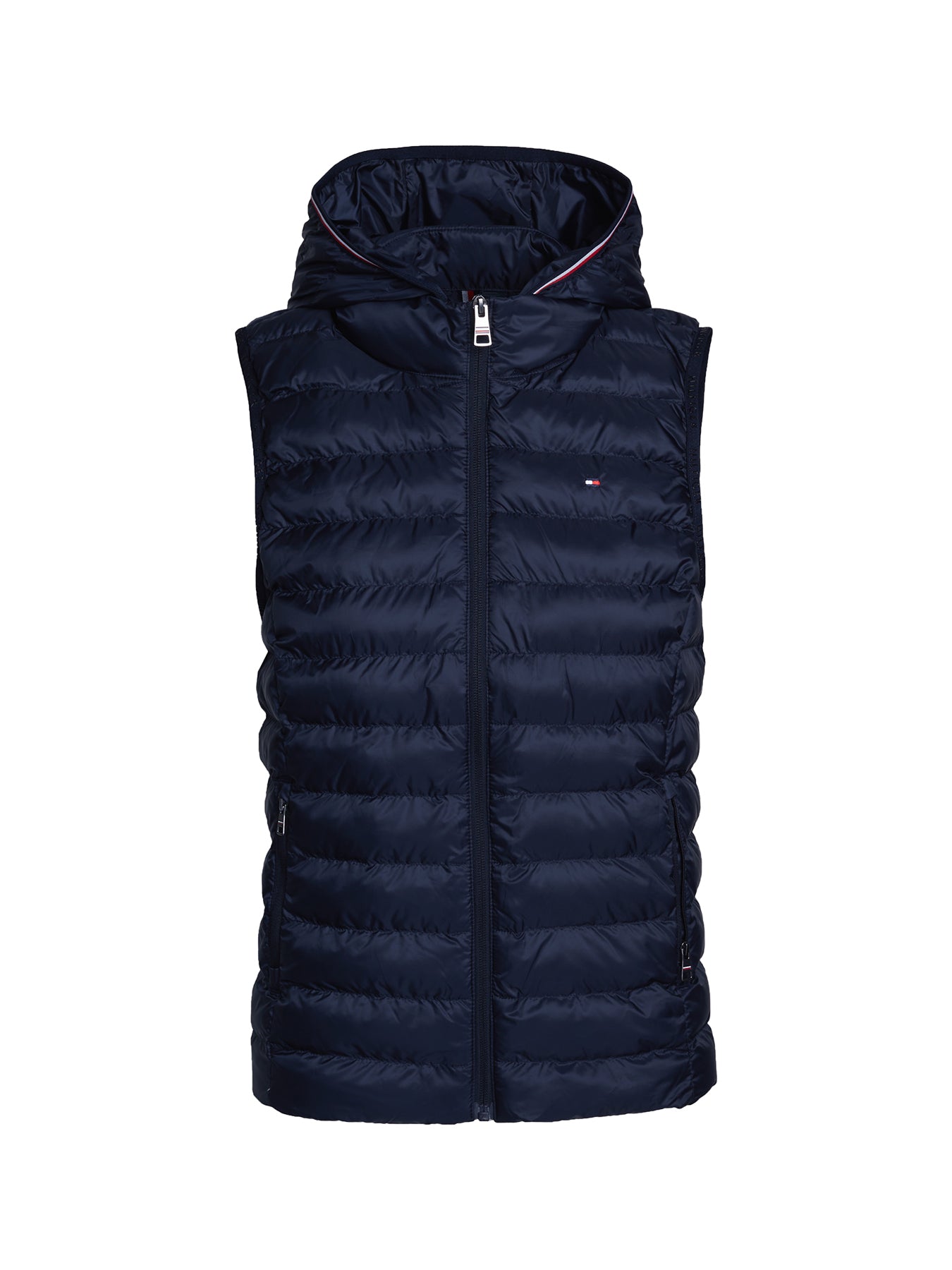Quilted Down Vest Blue