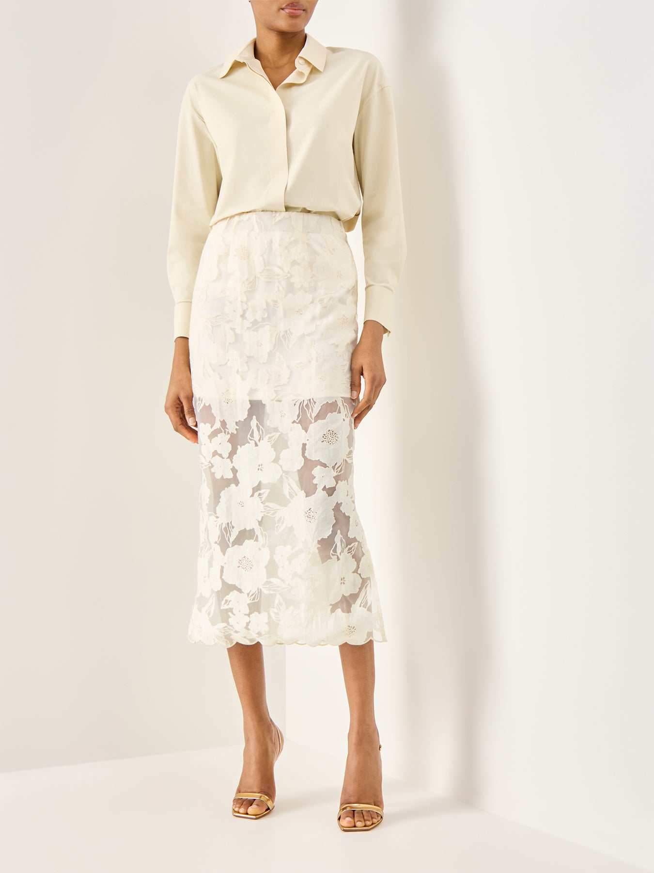 Anabelle Lace Midi Skirt