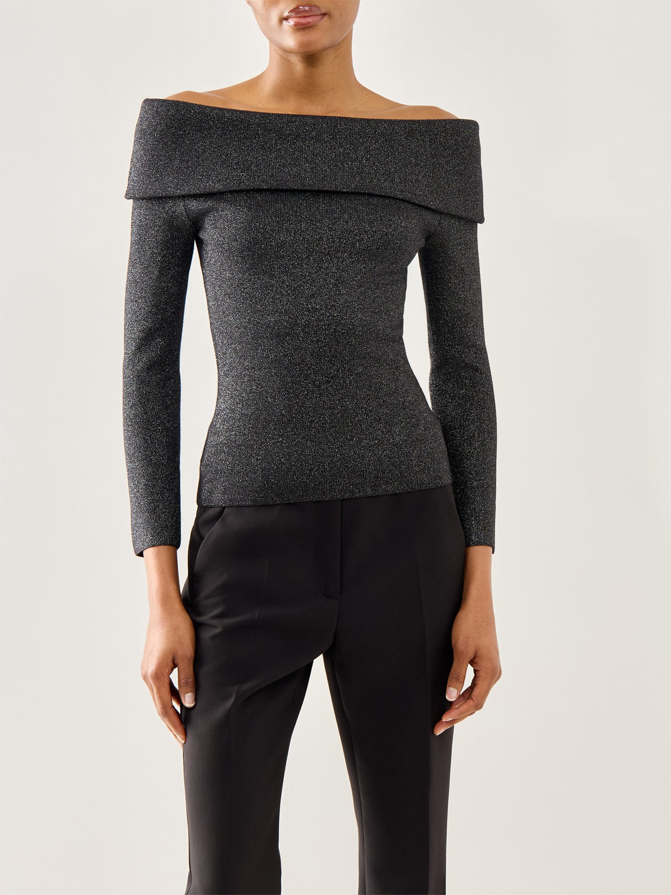 Cirella Knitted Off Shoulder Top