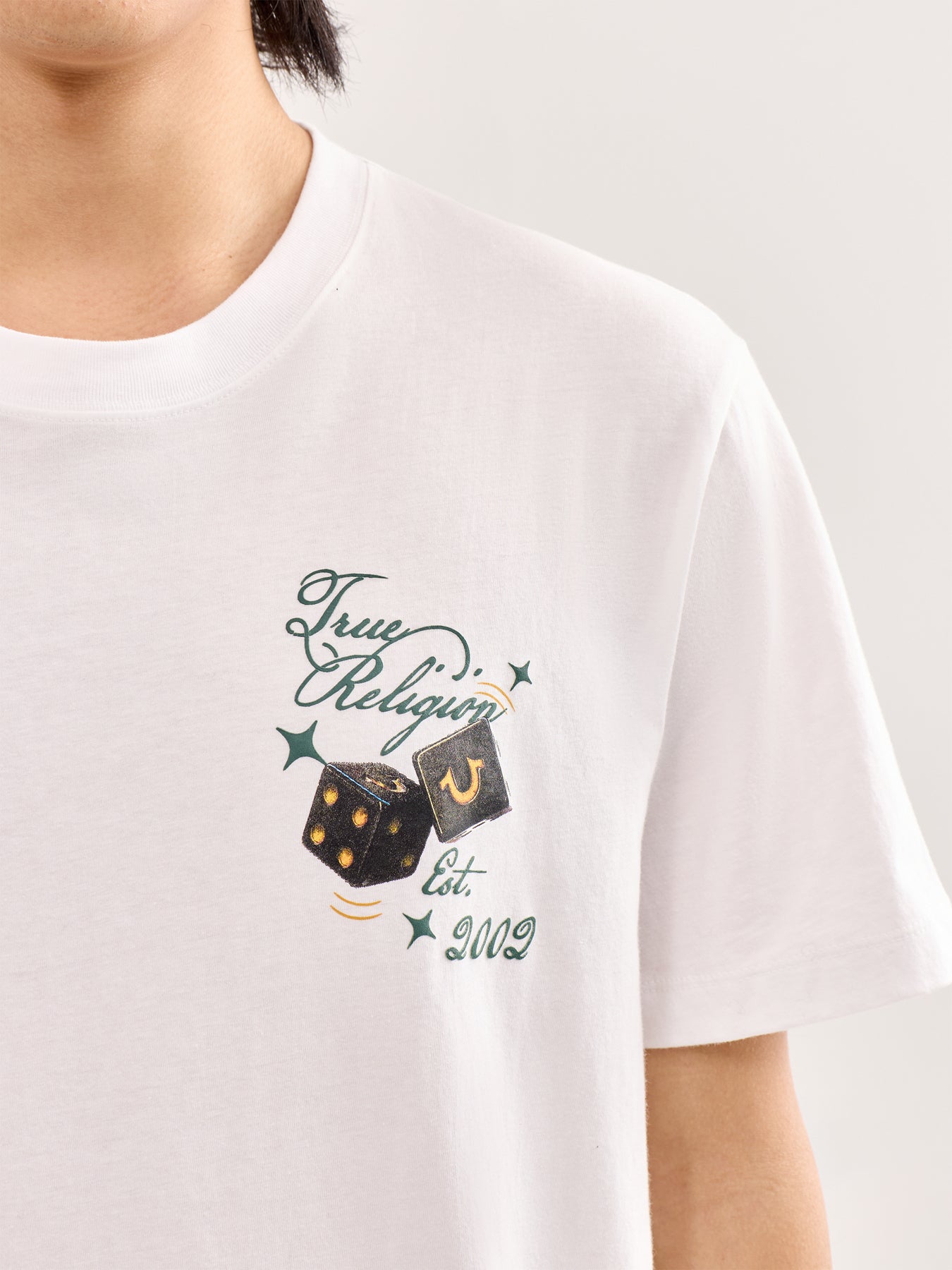 Dice Graphic T-Shirt White