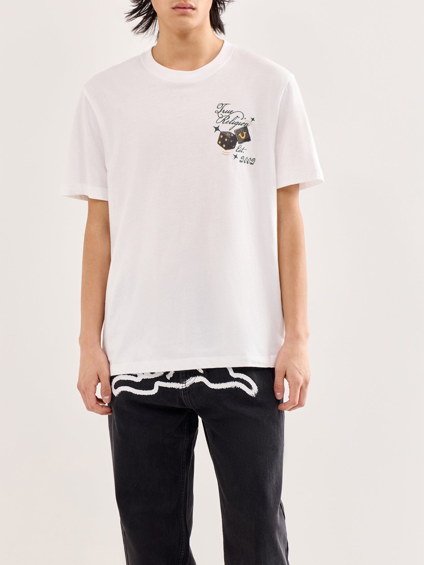 Dice Graphic T-Shirt White
