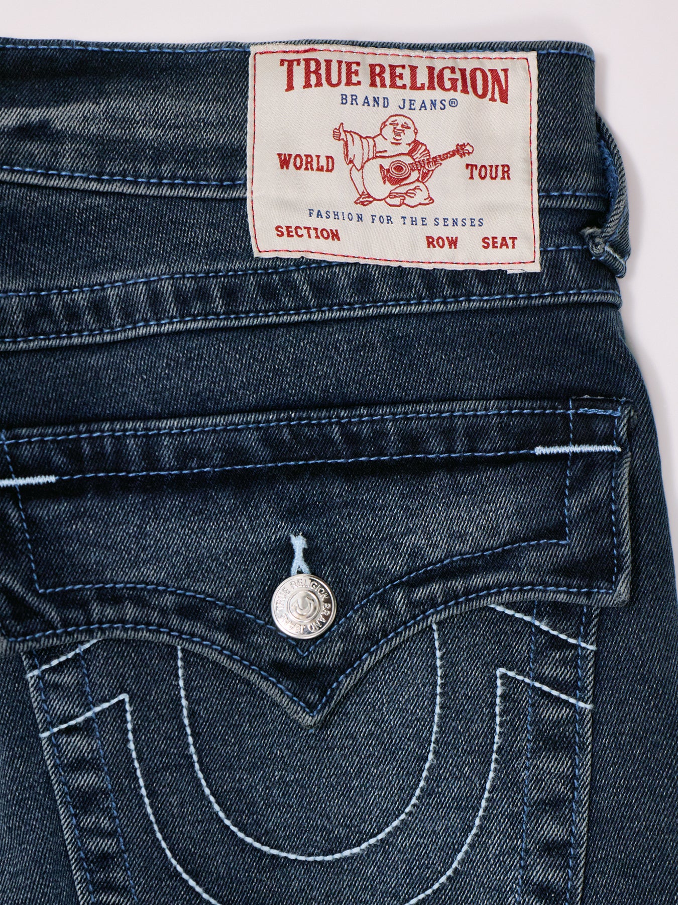 True Religion Ricky Flap Pocket Jeans in Grey