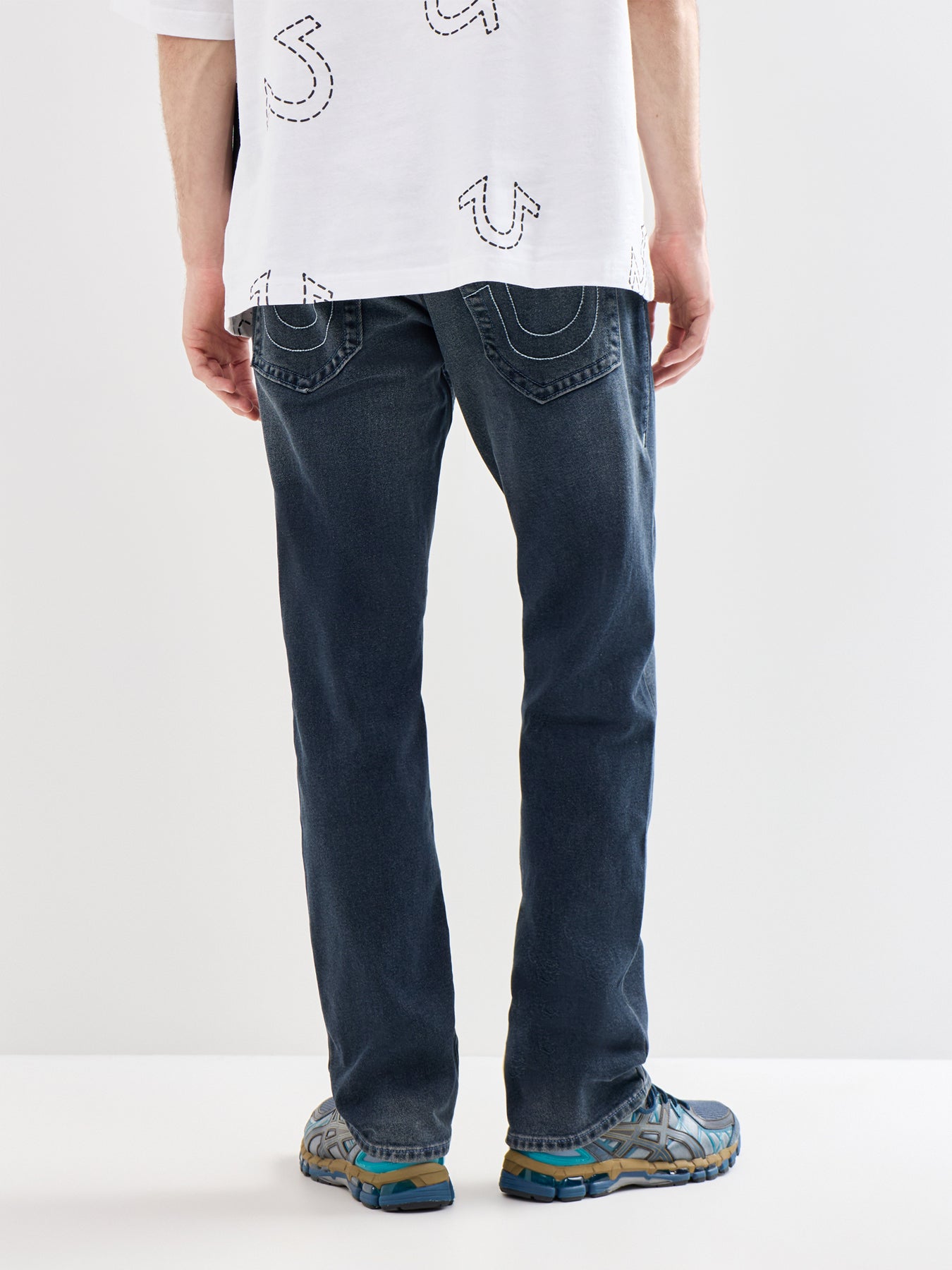 True Religion Ricky Flap Pocket Jeans in Grey