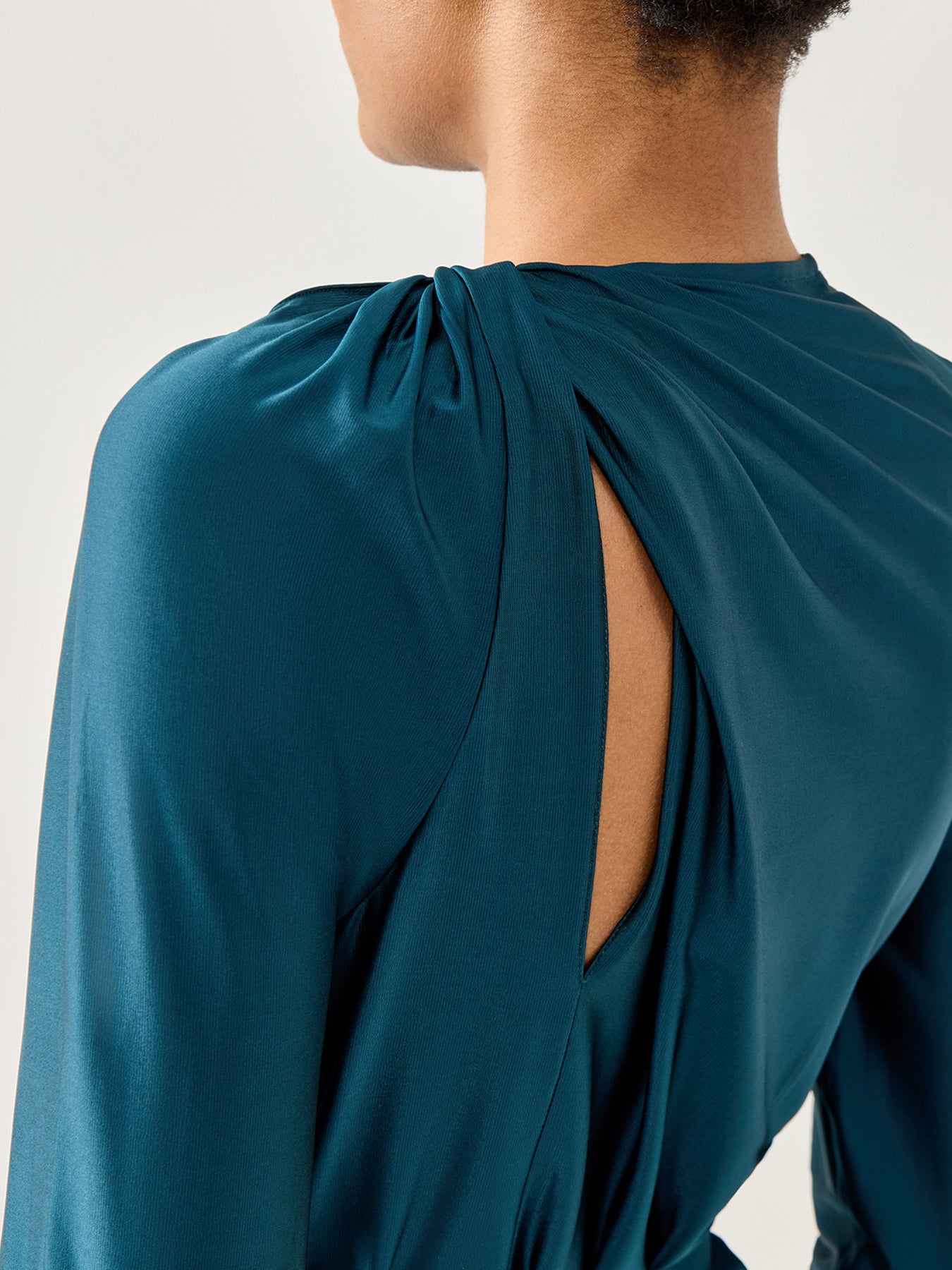 Twist Detail Blouse Green