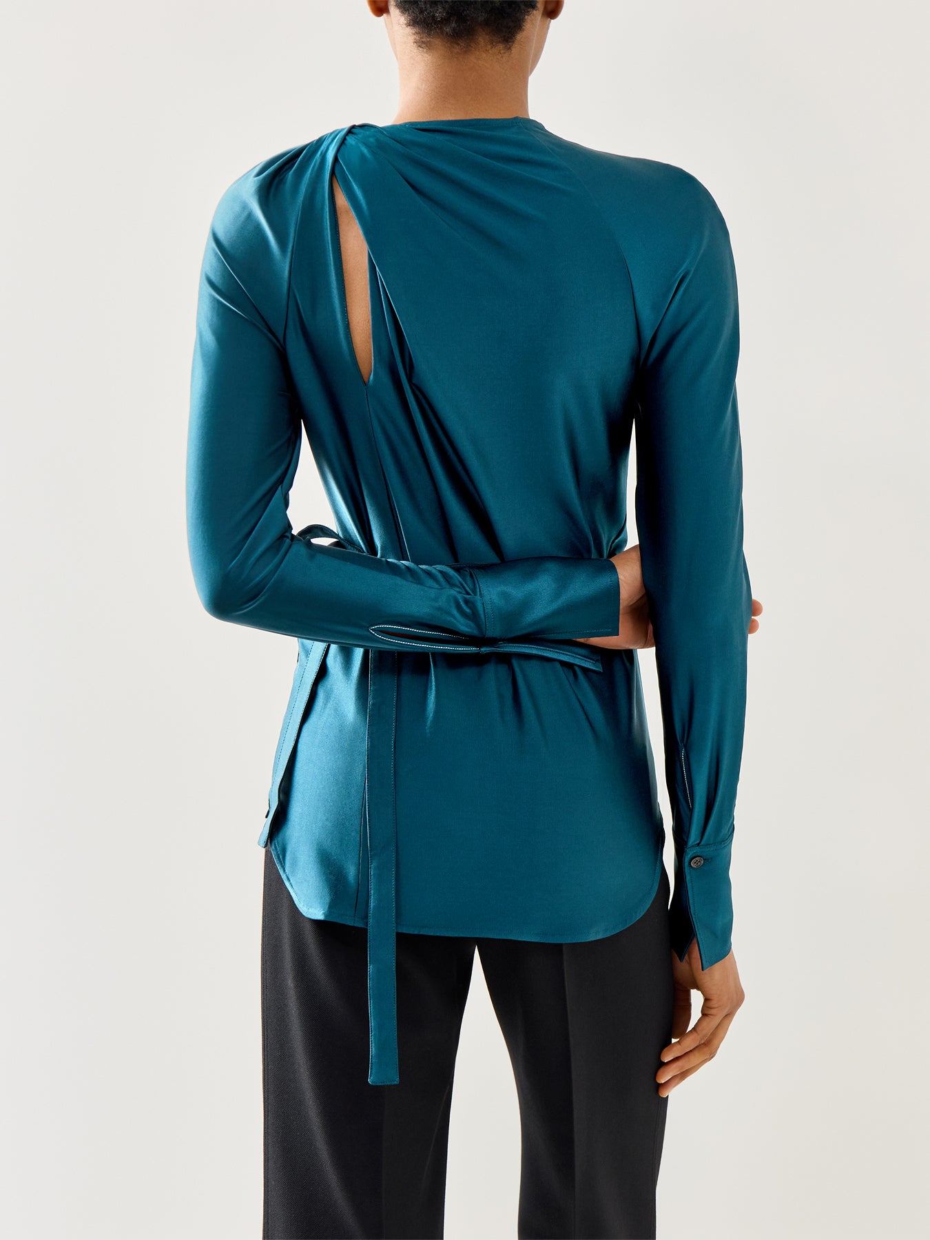 Twist Detail Blouse Green